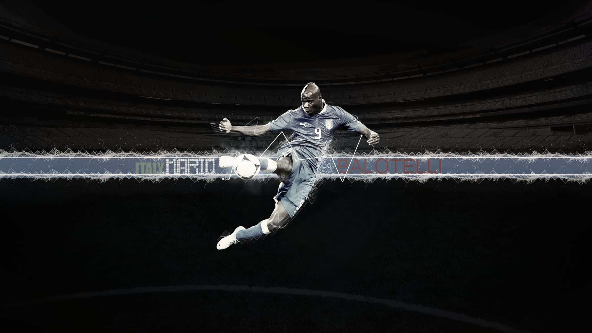 Mario Balotelli, abstract art, Italy National Team, football stars, fan  art, HD wallpaper | Peakpx