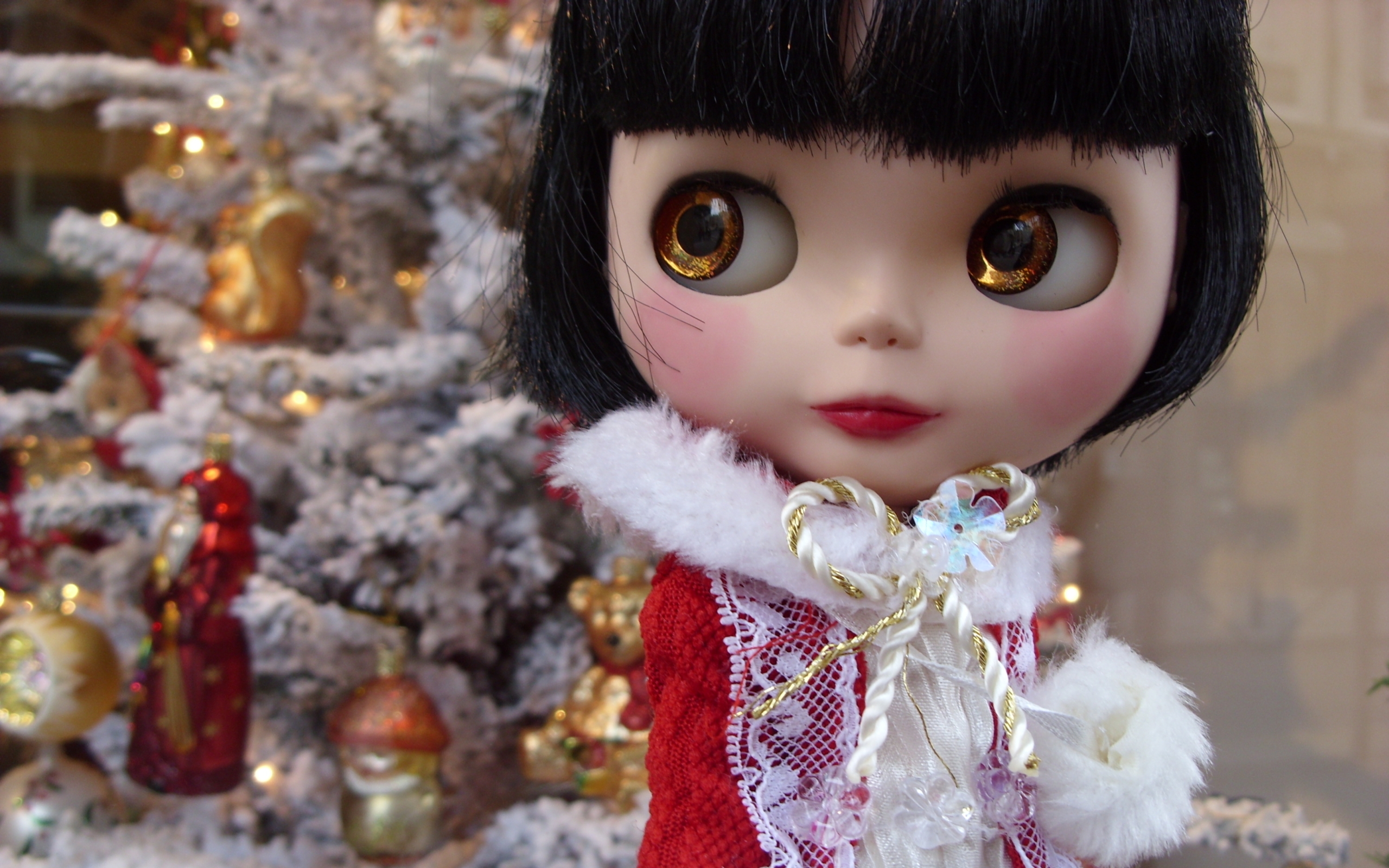 holiday, christmas, doll lock screen backgrounds
