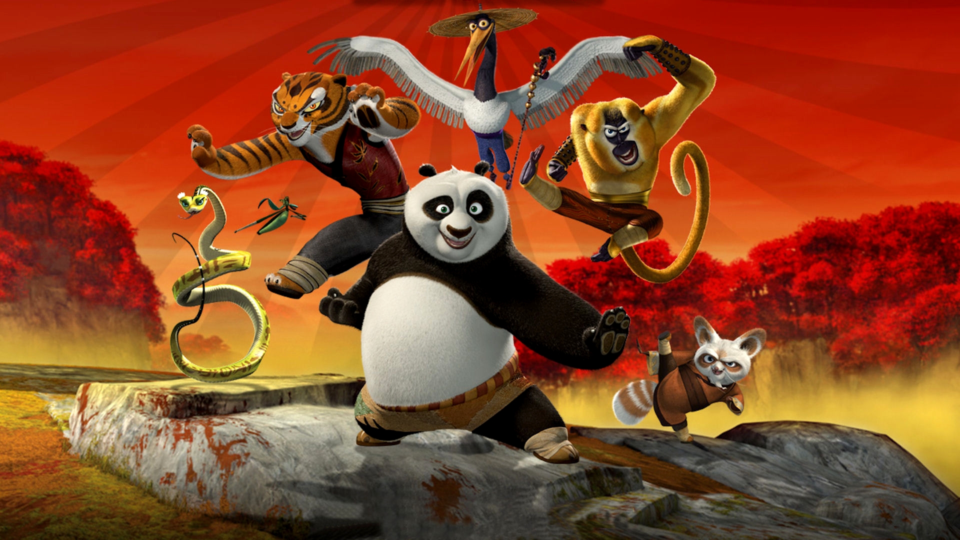 Baixar papéis de parede de desktop Kung Fu Panda: Os Segredos Dos Cinco Furiosos HD