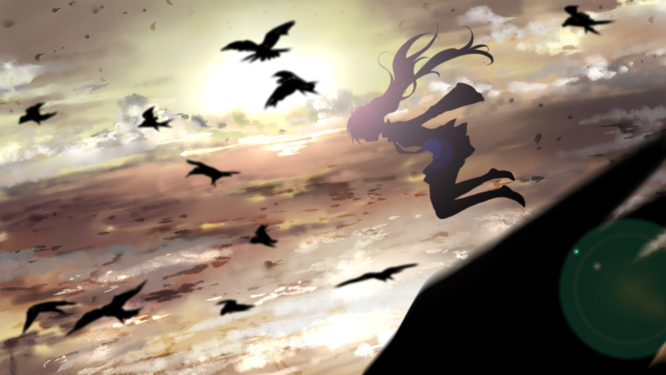 Three flying birds digital wallpaper, Haikyuu!!, crow, anime HD wallpaper |  Wallpaper Flare