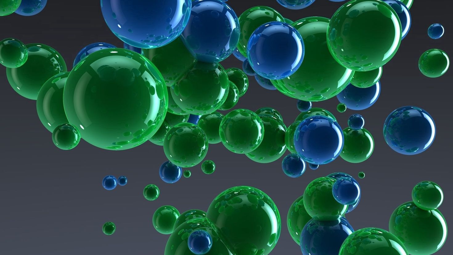 Молекула зеленая