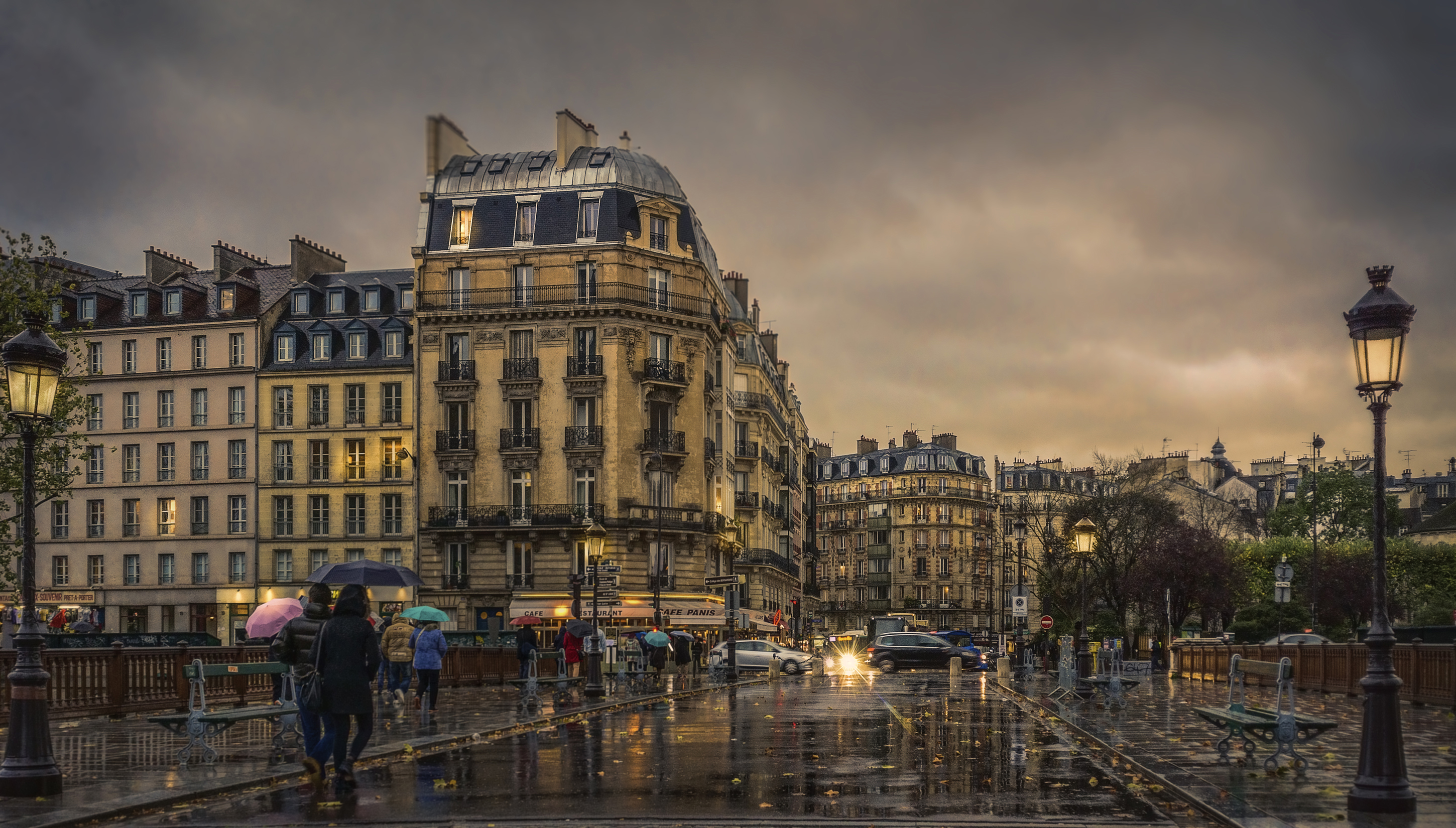 Франция улицы Парижа