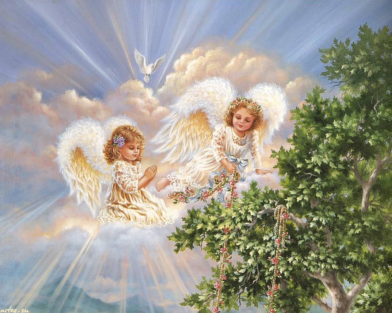 angels, children, pictures