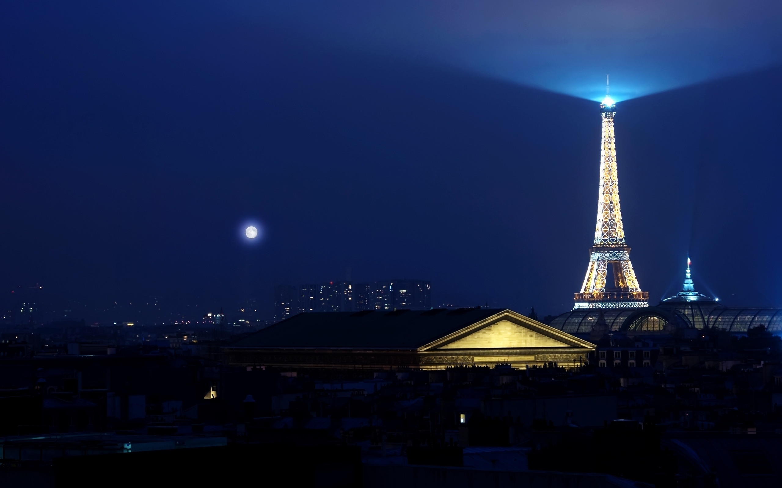 Download mobile wallpaper Landscape, Architecture, Eiffel Tower, Night, Paris for free.