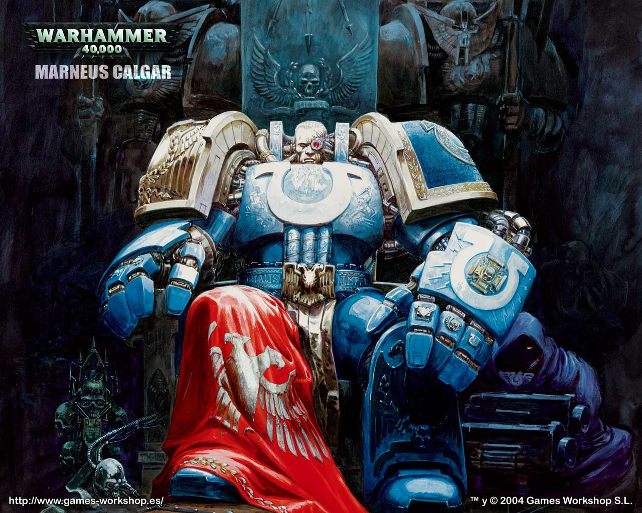 warhammer 40k, warhammer, space marine, video game, marneus calgar HD wallpaper