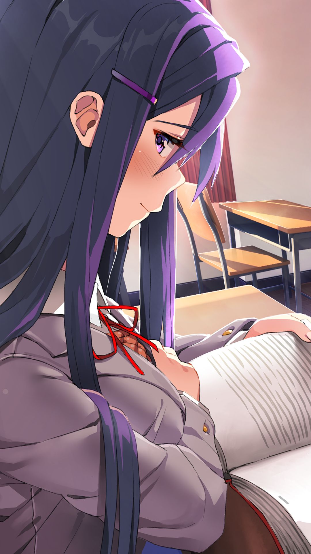 Free download Yuri Sweater Ddlc posted by Sarah Mercado 750x1334 for your  Desktop Mobile  Tablet  Explore 42 DDLC iPhone Wallpapers  Gundam  iPhone Wallpaper Watchmen Wallpaper iPhone NASA iPhone Wallpaper