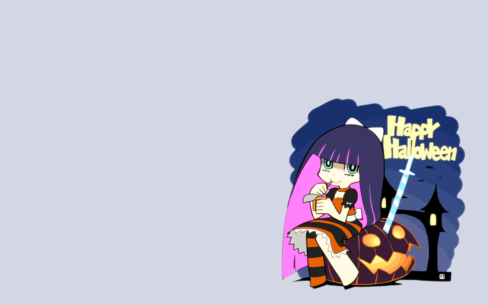 170722 Hintergrundbild herunterladen animes, panti & sutokkingu with gâtâberuto, halloween, strumpfanarchie - Bildschirmschoner und Bilder kostenlos