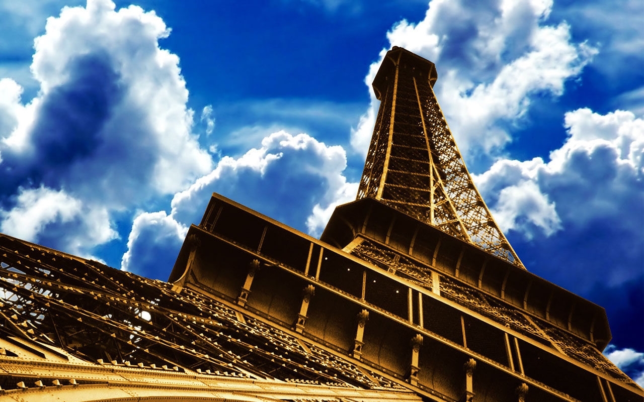 Téléchargez des papiers peints mobile L'architecture, Sky, Paris, Tour Eiffel gratuitement.