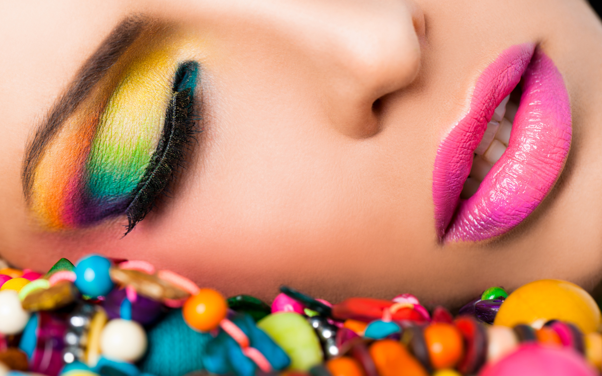 lipstick, women, face, colorful, colors, makeup cellphone