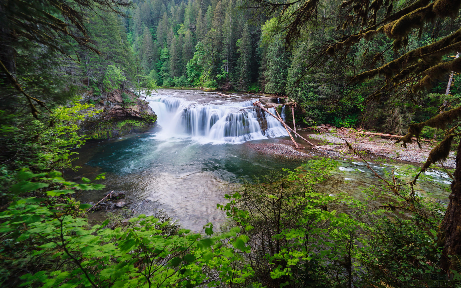 Водопады Мерриман, национальный парк «Олимпик», штат Вашингтон