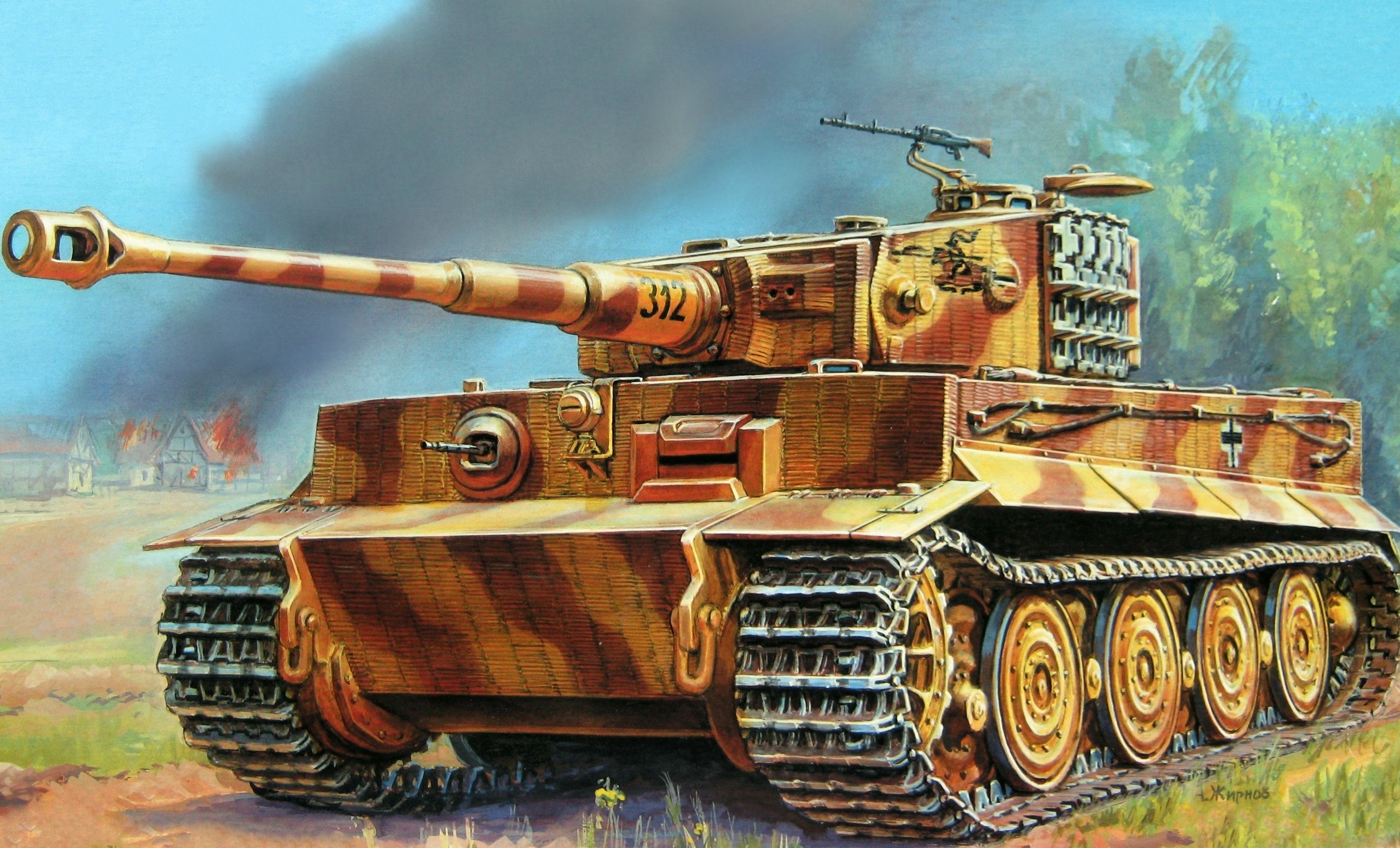 Танк Panzerkampfwagen vi тигр