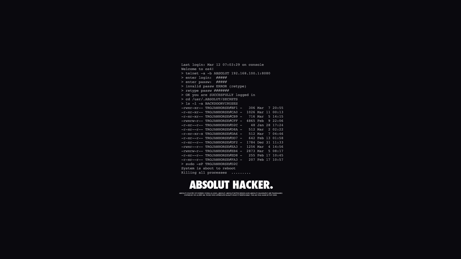 Темы хакеров на рабочем столе