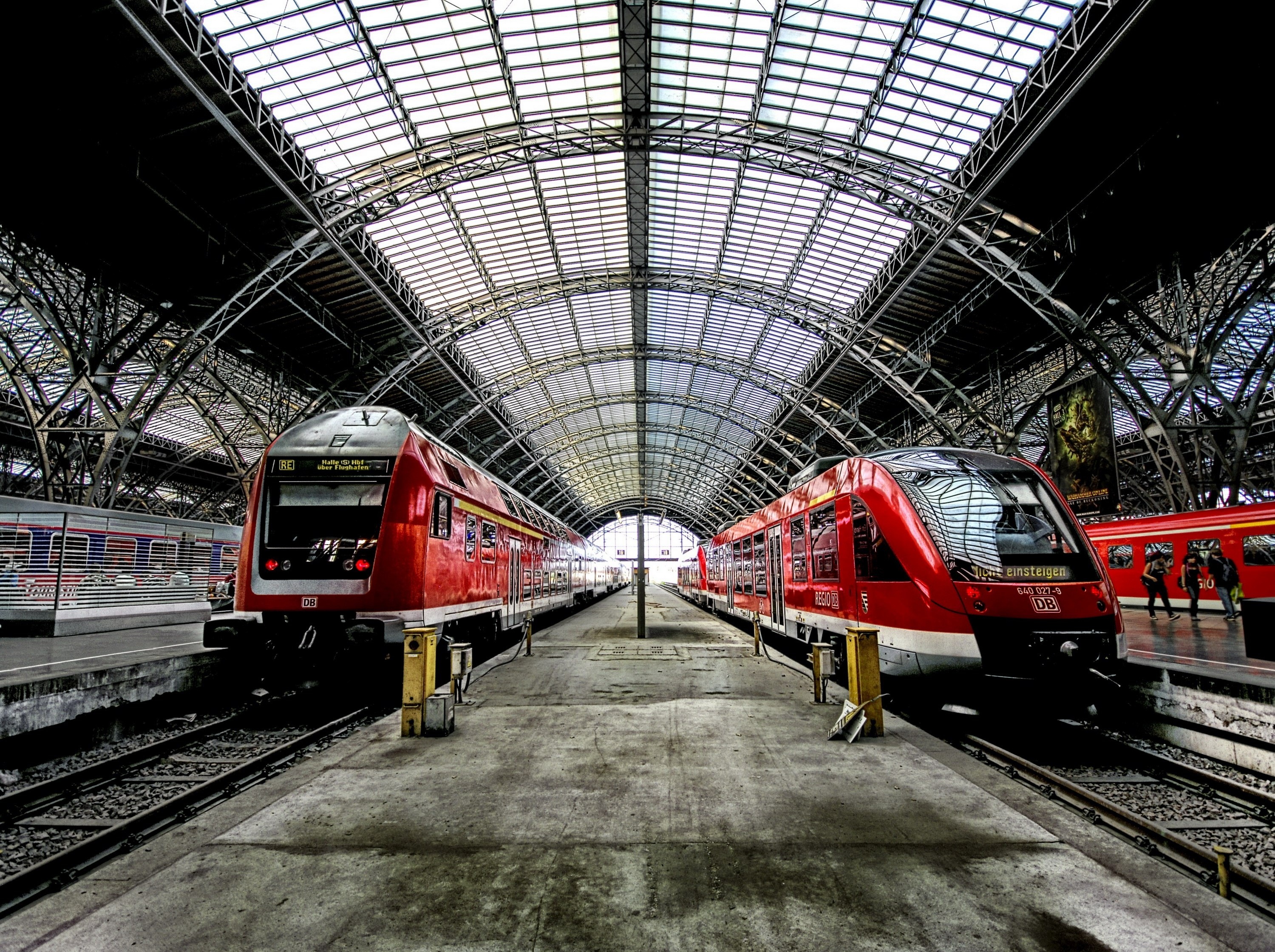 610774 baixar papel de parede alemanha, feito pelo homem, estação de trem, trem - protetores de tela e imagens gratuitamente