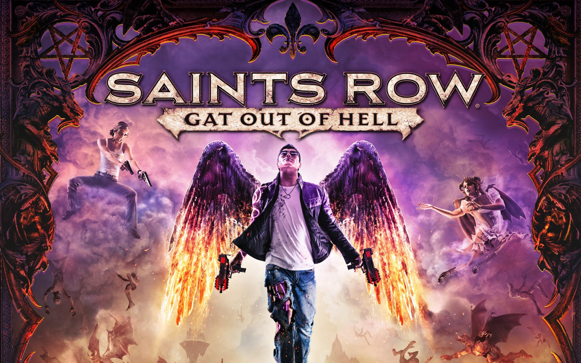 video game, saints row: gat out of hell, saints row Phone Background