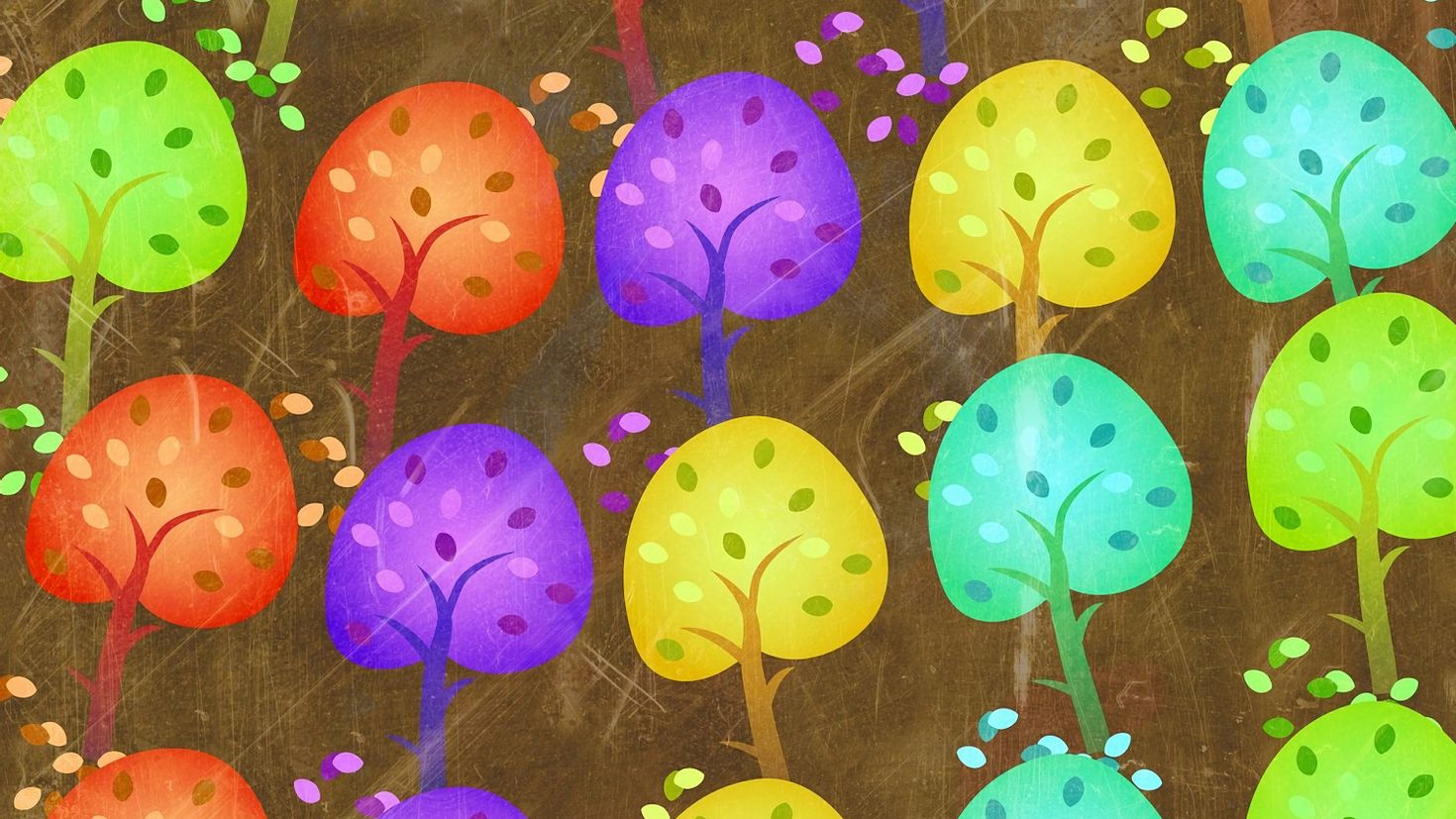 Обои времена года. Разноцветное дерево рисунок на ткани. Узор листья разноцветные. Картина дерево с разноцветными листьями. Заставки на рабочий стол дерево разноцветное.