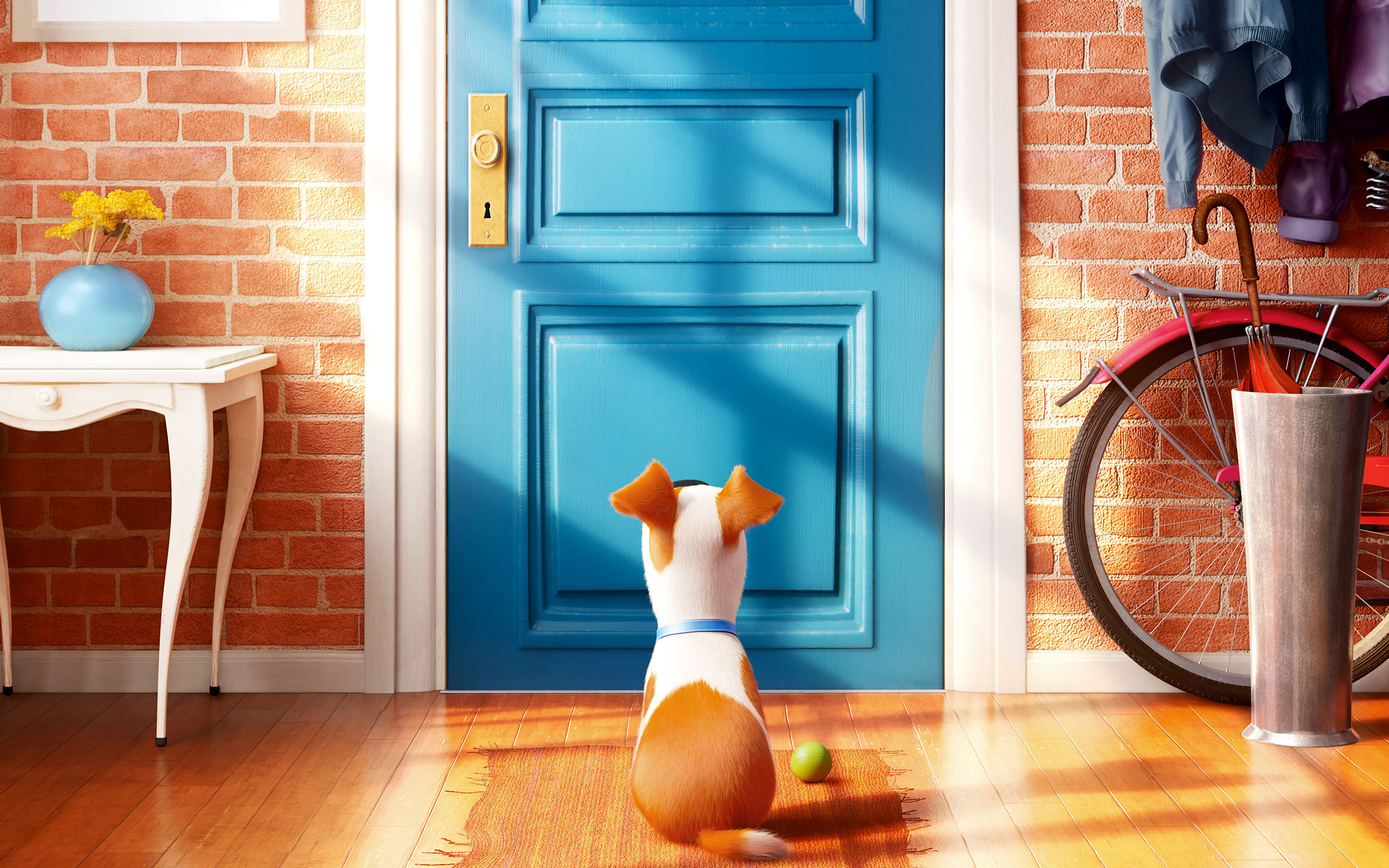 the secret life of pets, movie, dog, door, max (the secret life of pets) 8K