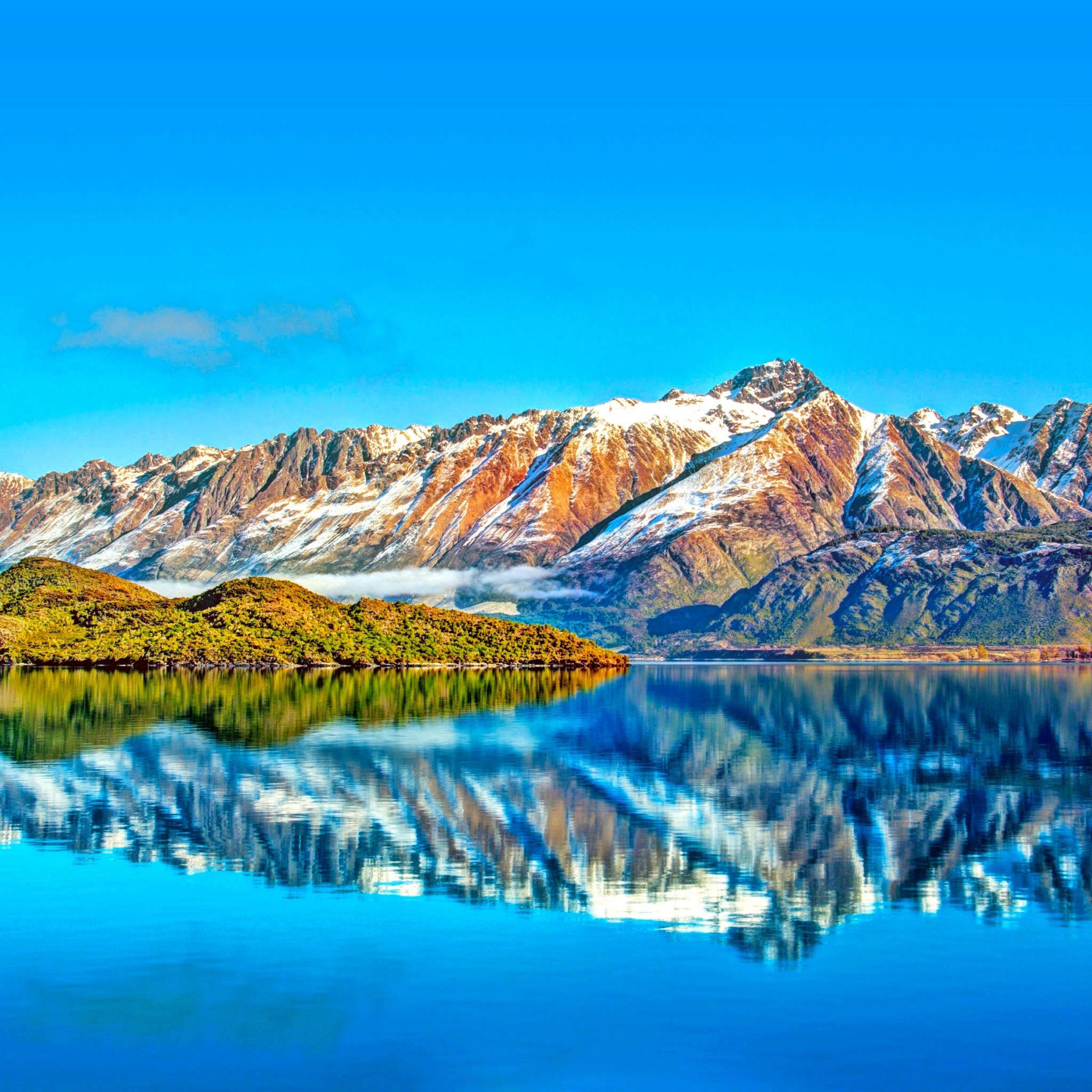1093328 descargar fondo de pantalla tierra/naturaleza, lago wanaka, reflexión, reflejo, pintoresco, escénico, montaña, lago, lagos: protectores de pantalla e imágenes gratis
