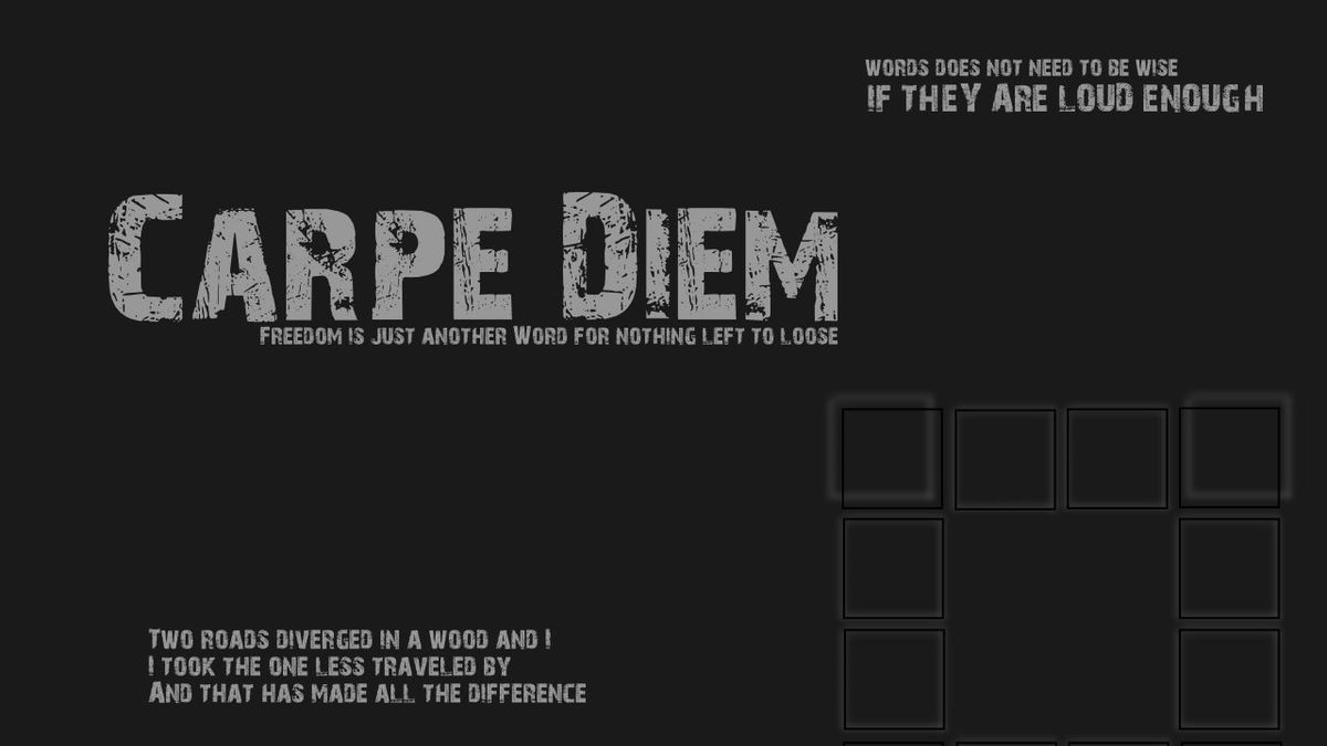 Left lose. Carpe Diem Wallpaper. Carpe Diem обои. Carpe Diem обои черный фон. Carpe Diem HD Wallpaper.