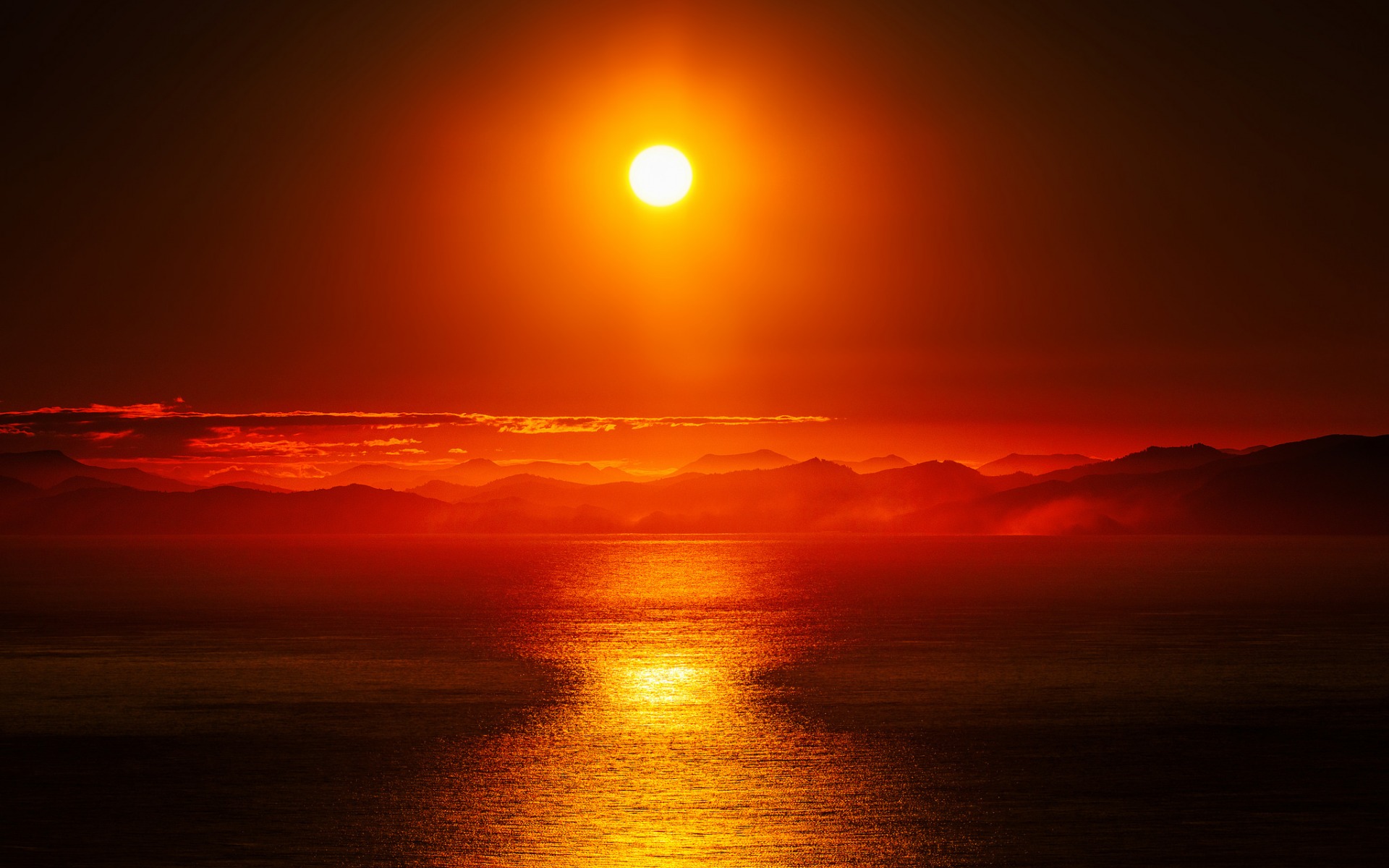 фотографии закатов солнца