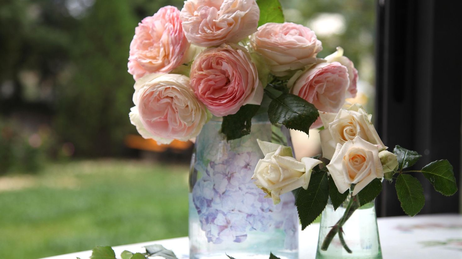 Букет садовых роз