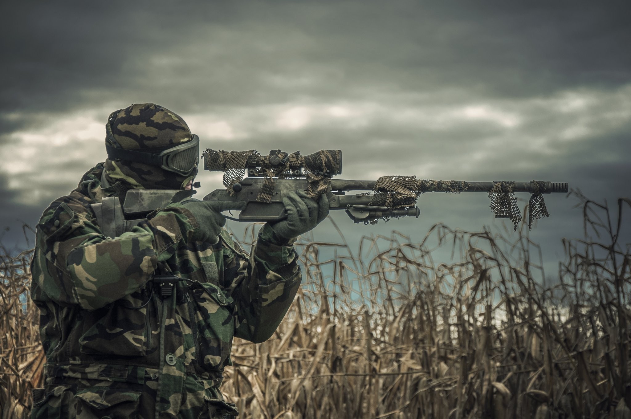 sniper, army, military, soldier HD wallpaper