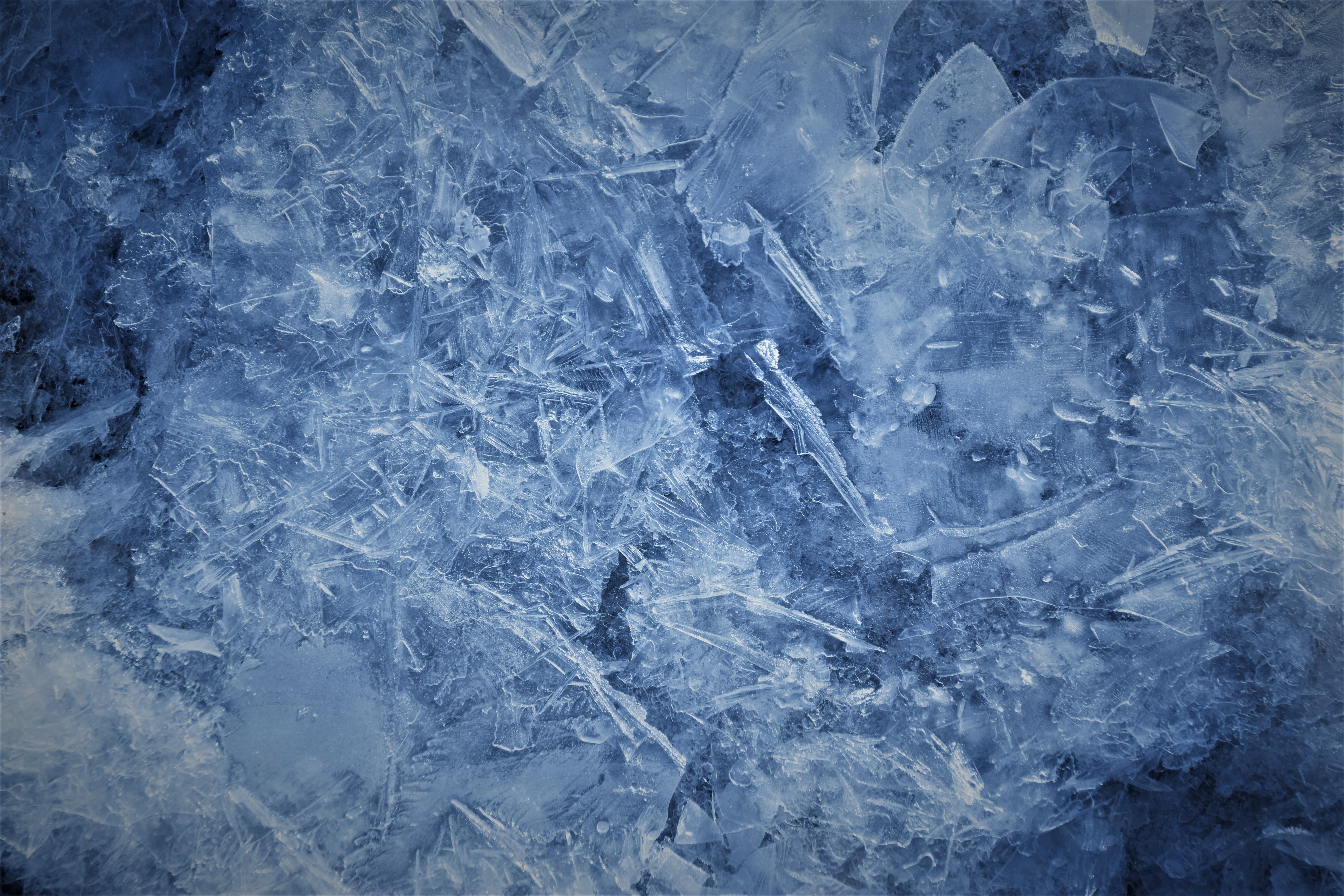 ice, macro, texture, textures, shards, smithereens Phone Background