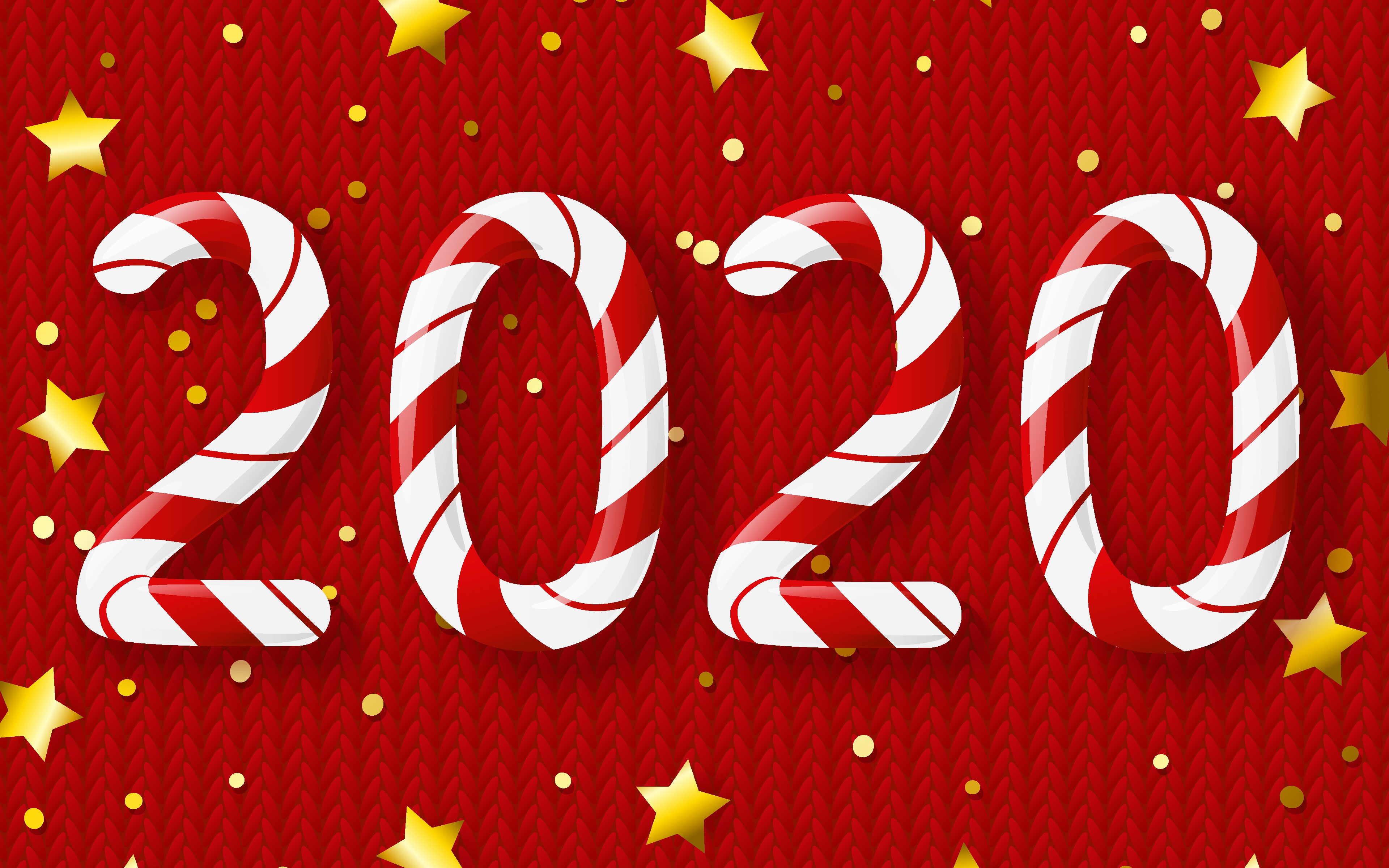 Download mobile wallpaper New Year, Holiday, Star, New Year 2020 for free.