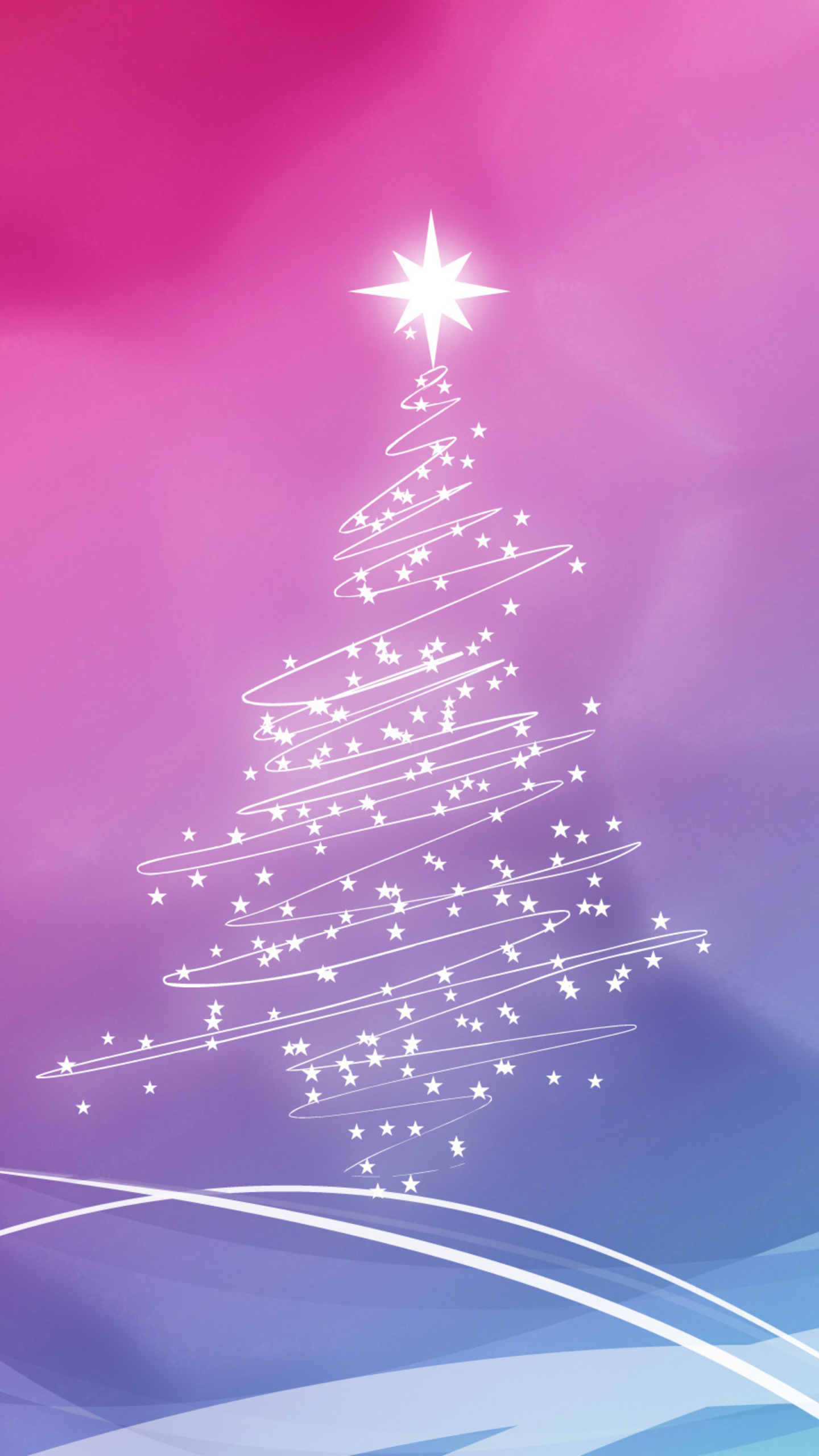 1361426 скачать обои рождество, праздничные, звезда, звёзды, простой, рождественская елка, с рождеством, розовый, пинк - заставки и картинки бесплатно