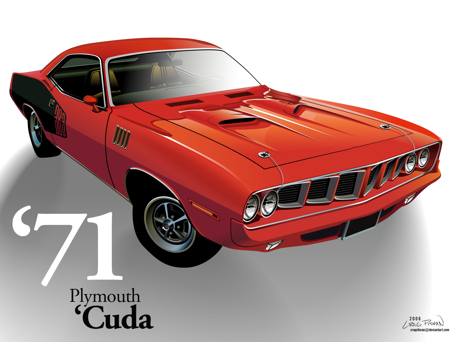 wallpapers vehicles, classic, plymouth barracuda