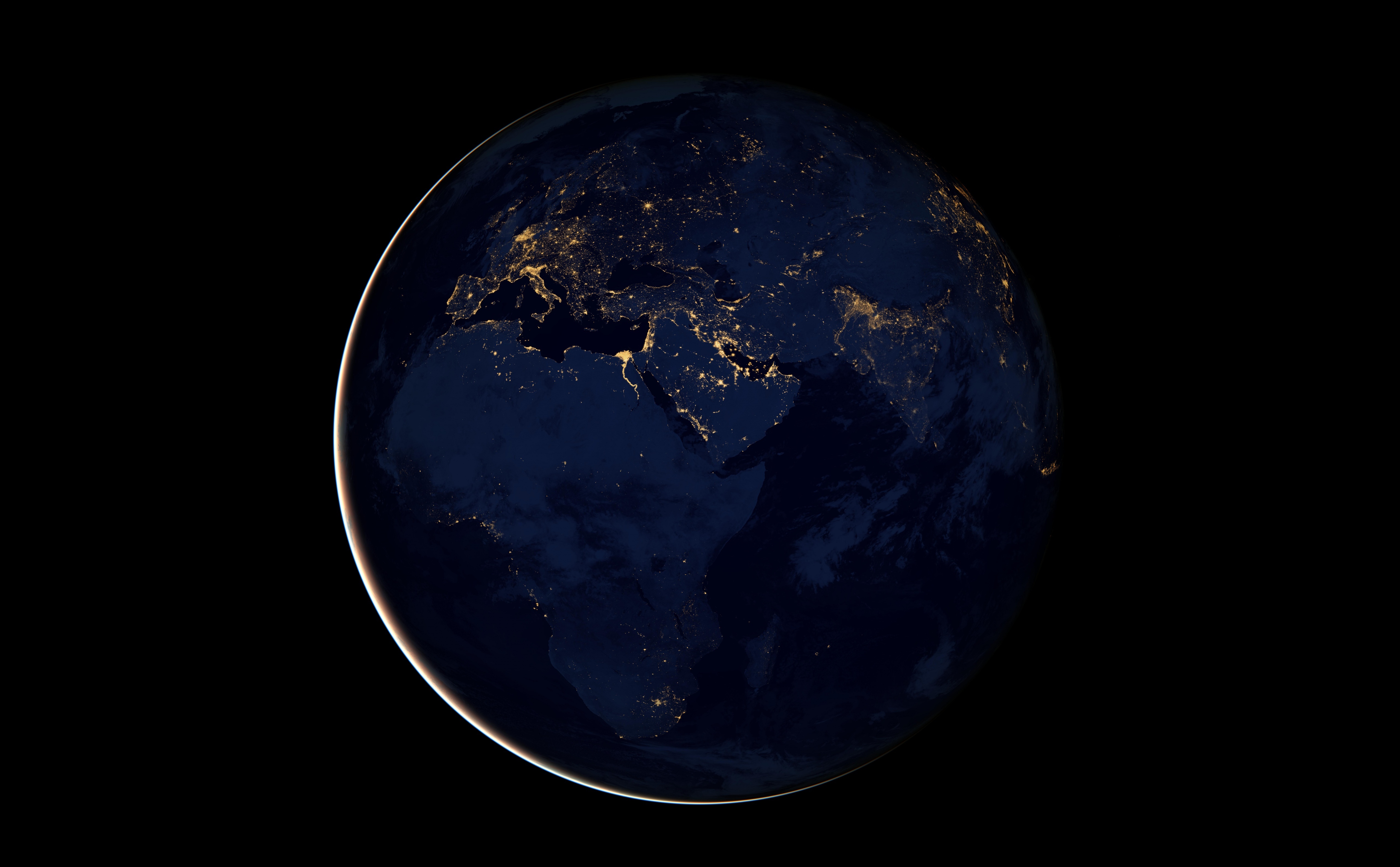 africa, europe, earth, from space, middle east iphone wallpaper