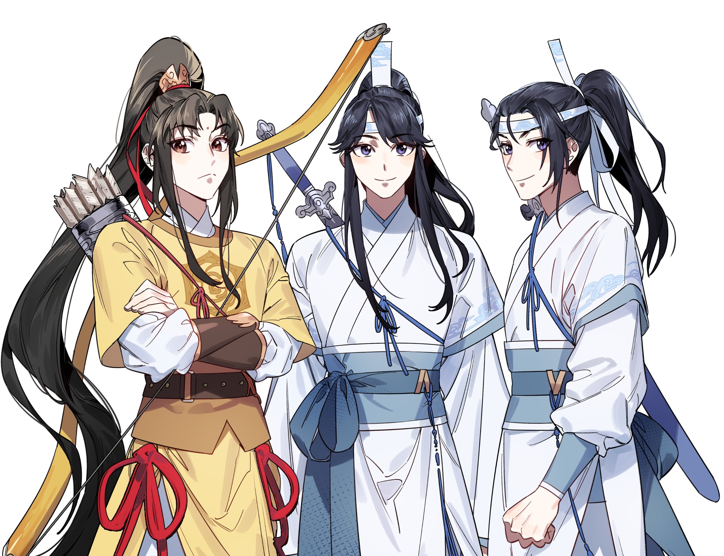 HD desktop wallpaper: Anime, Mo Dao Zu Shi, Lan Sizhui, Jin Ling download  free picture #1018935