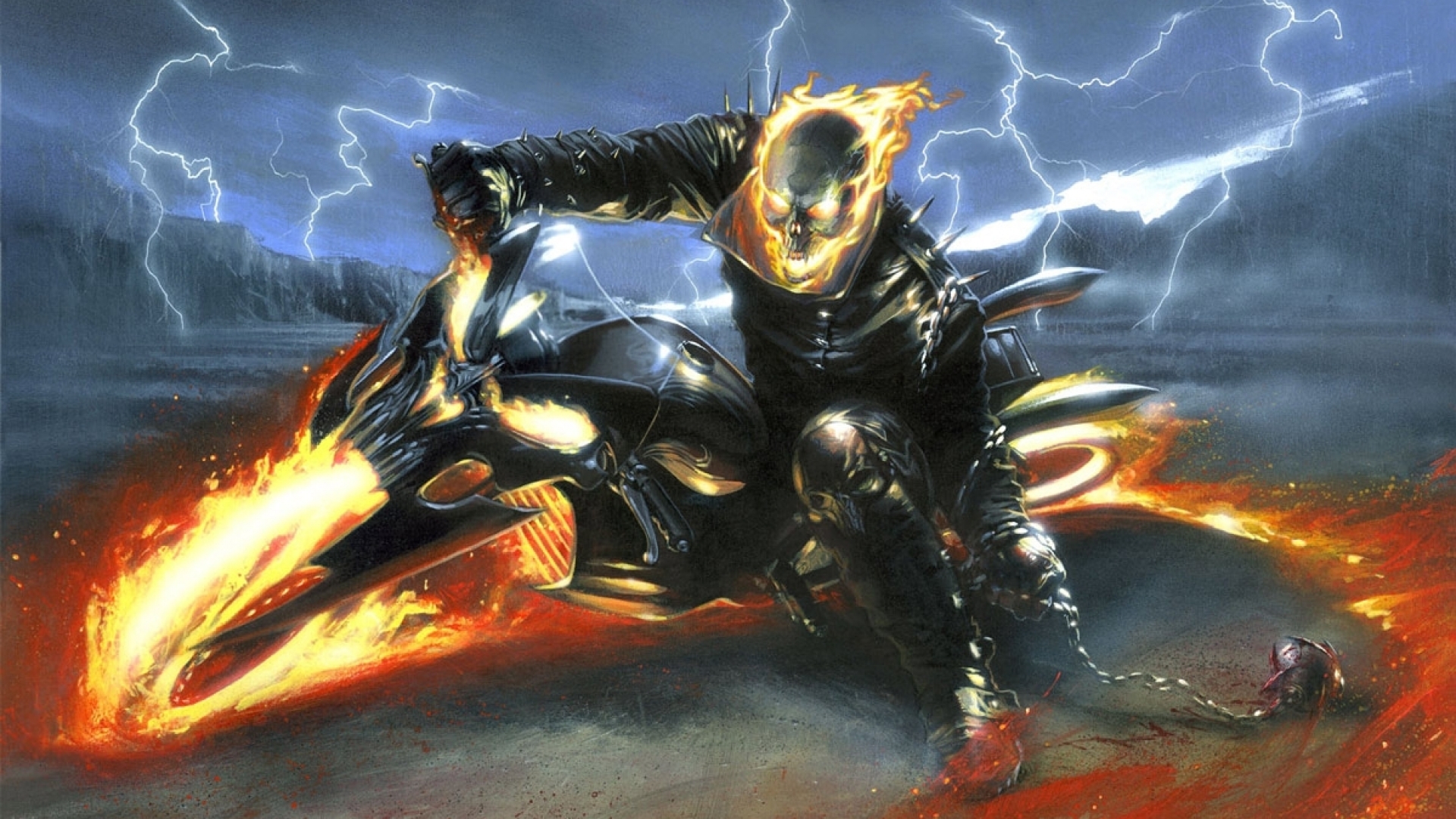 ghost rider, comics, johnny blaze 4K Ultra