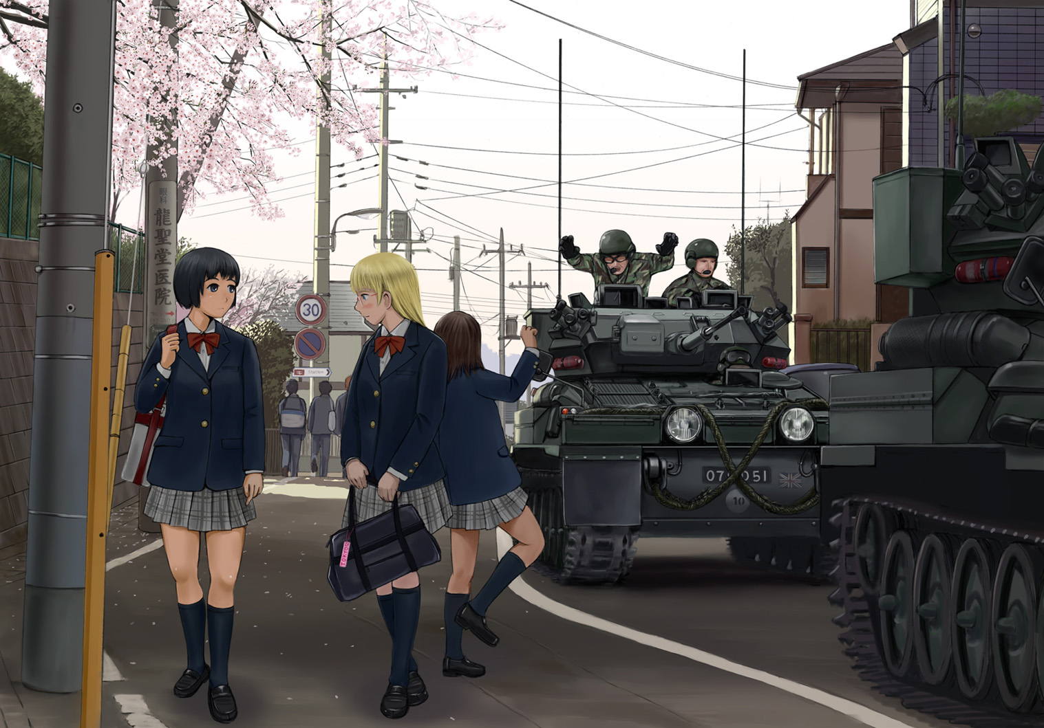 Военный парад аниме