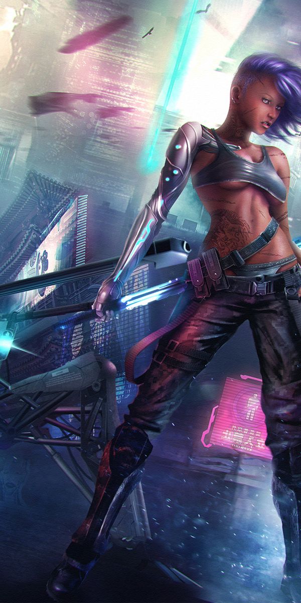 Cyberpunk картинки на телефон