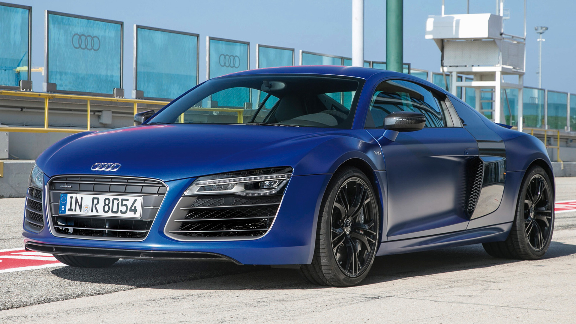 R8 5 2 Audi Blue 2013