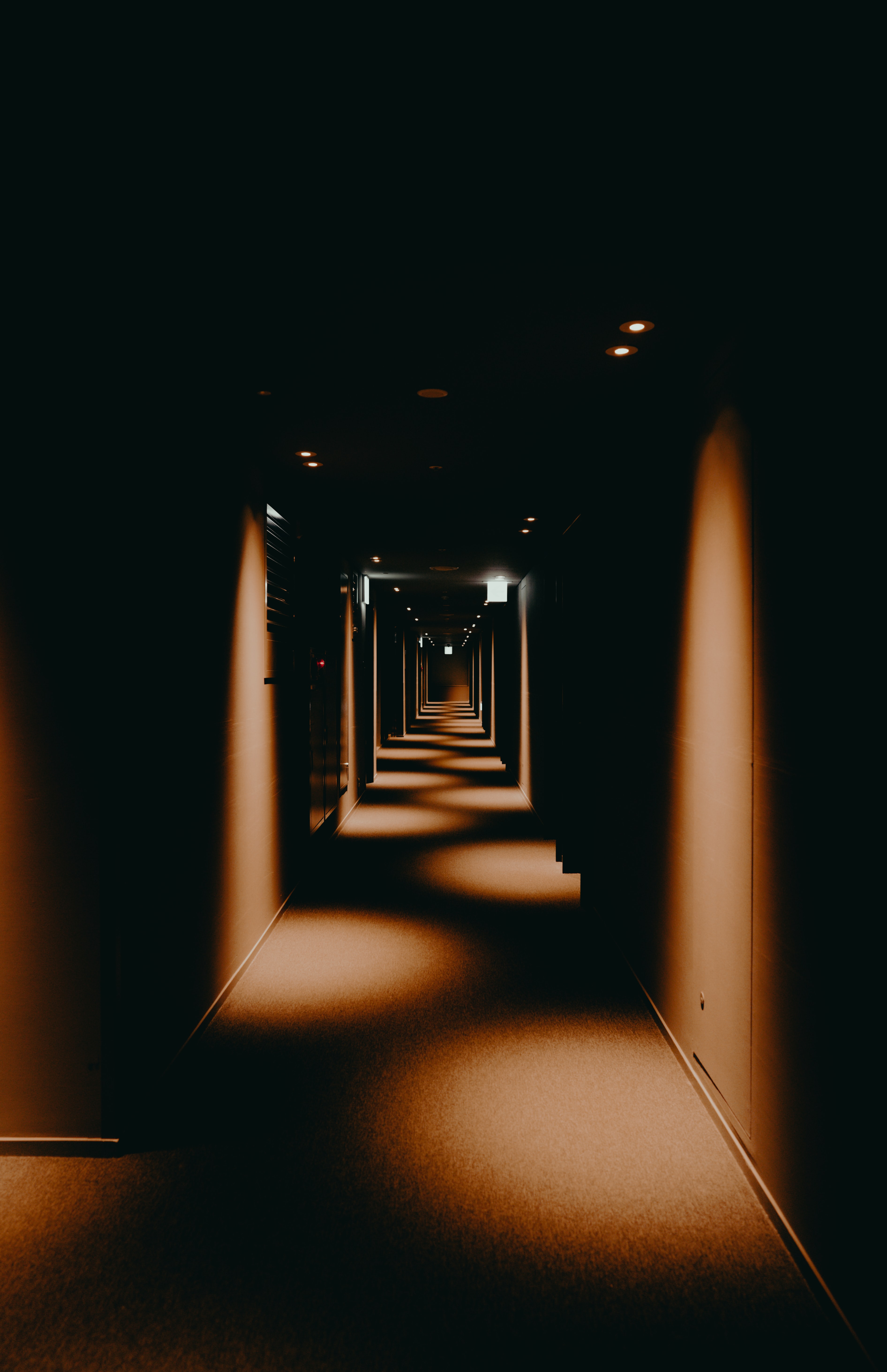 lighting, illumination, corridor, shine, dark, light, tunnel