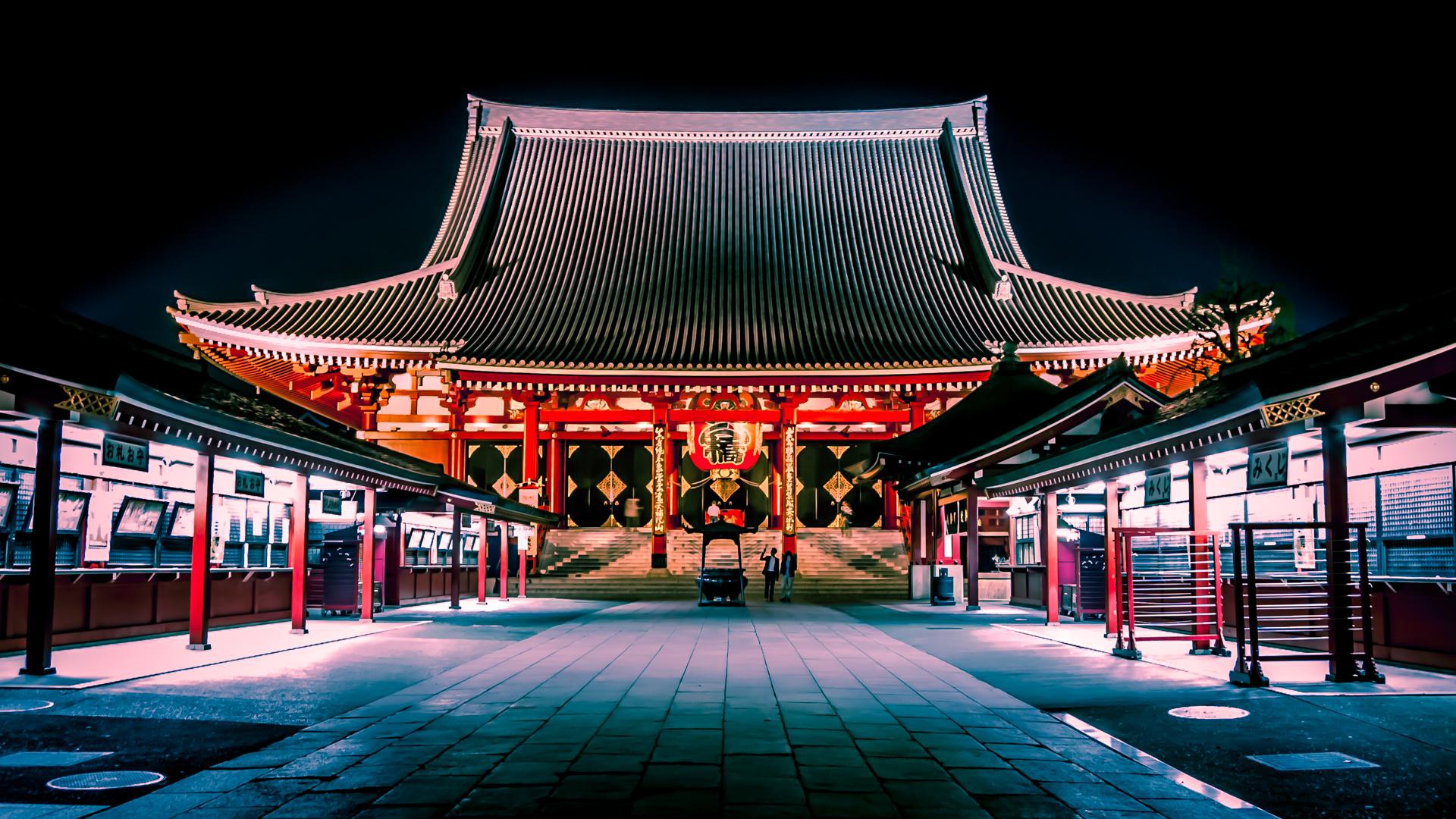 Храм Сэнсо-дзи Токио Эстетика