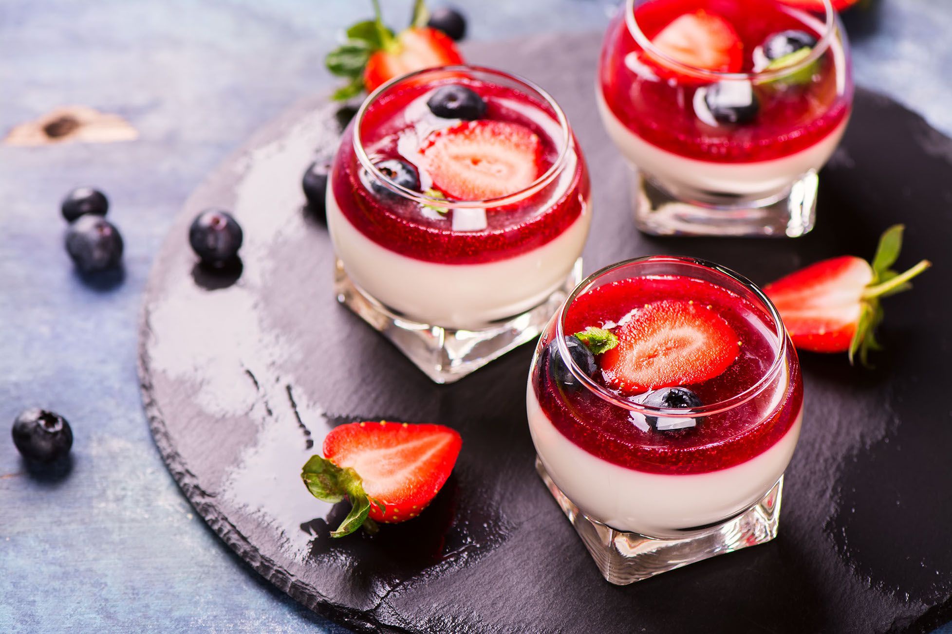 Panna Cotta с клубникой