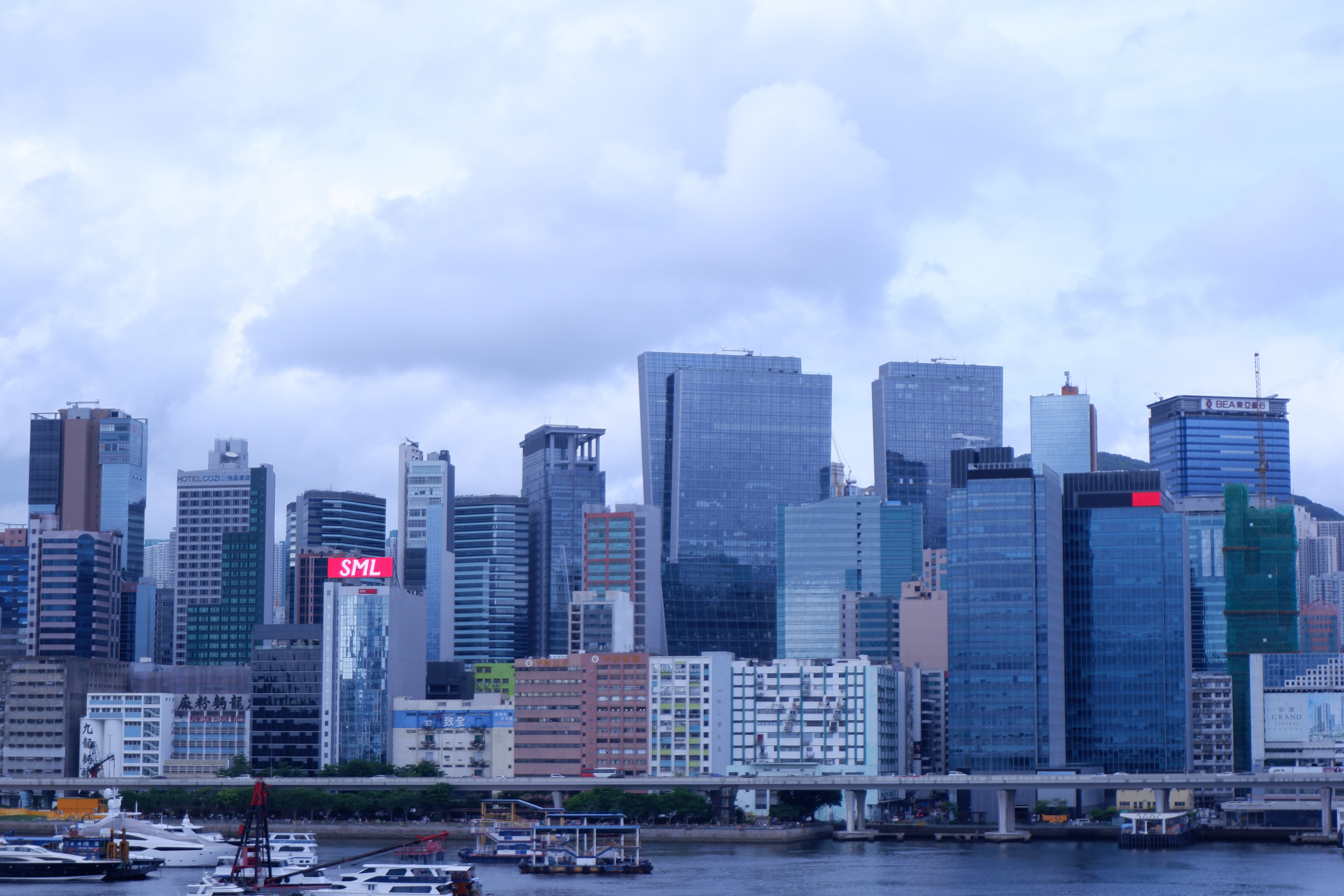 免费下载城市, 水, 建筑, 建造, 建筑物, 现代的, 现代, 香港特别行政区, 香港手机壁纸。
