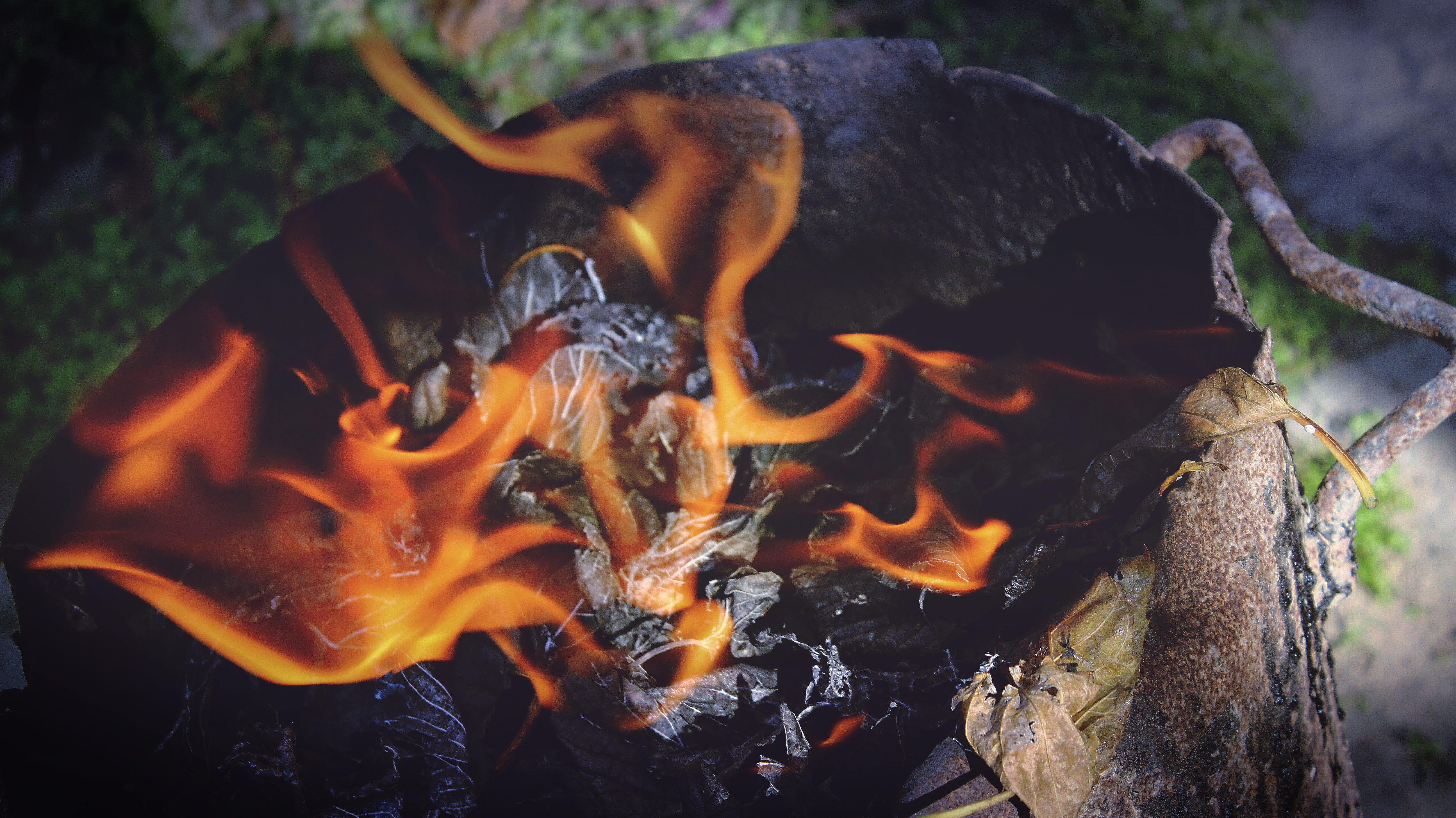 bonfire, fire, miscellanea, miscellaneous, ash Smartphone Background