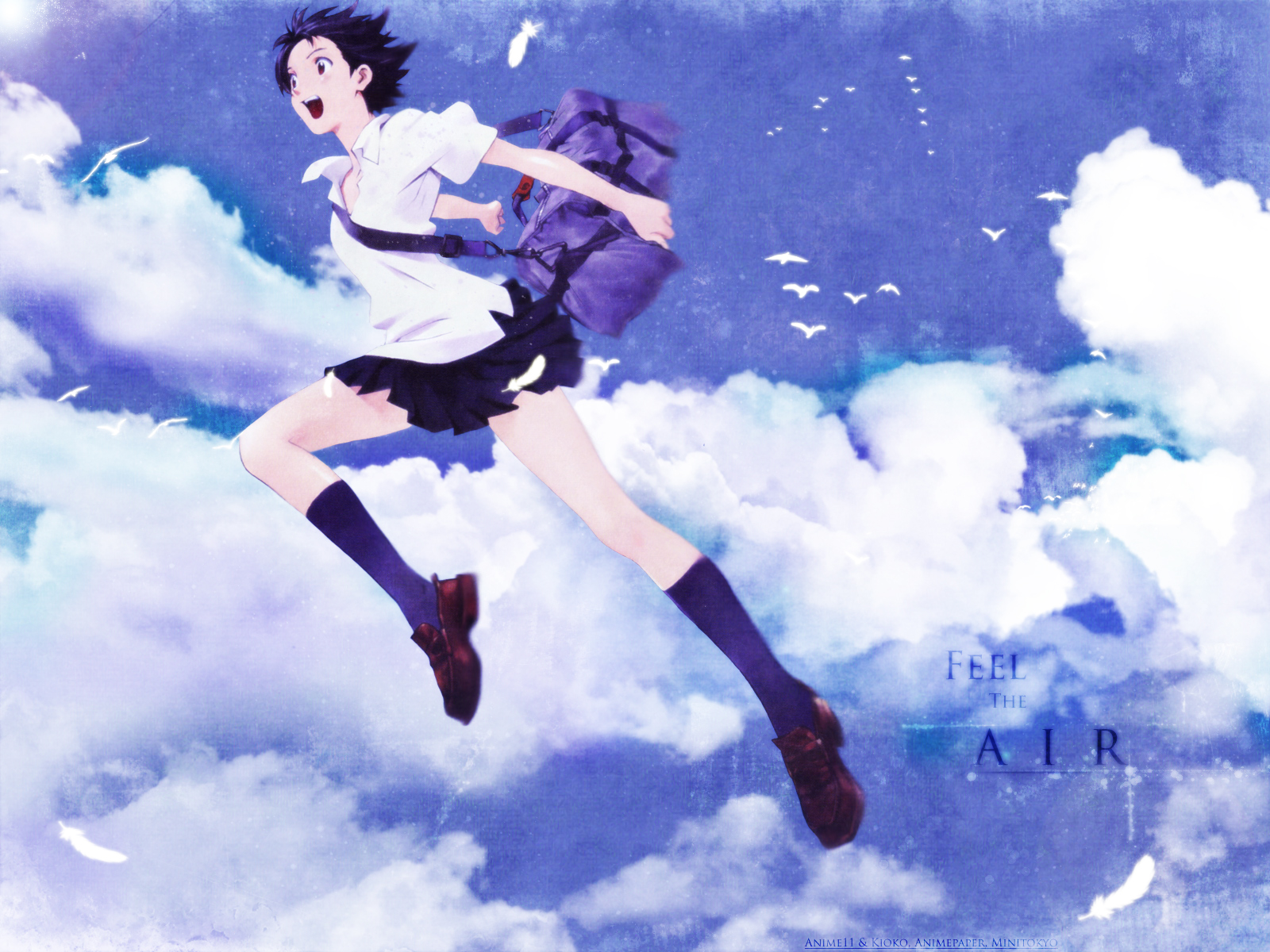 anime, the girl who leapt through time, makoto konno QHD