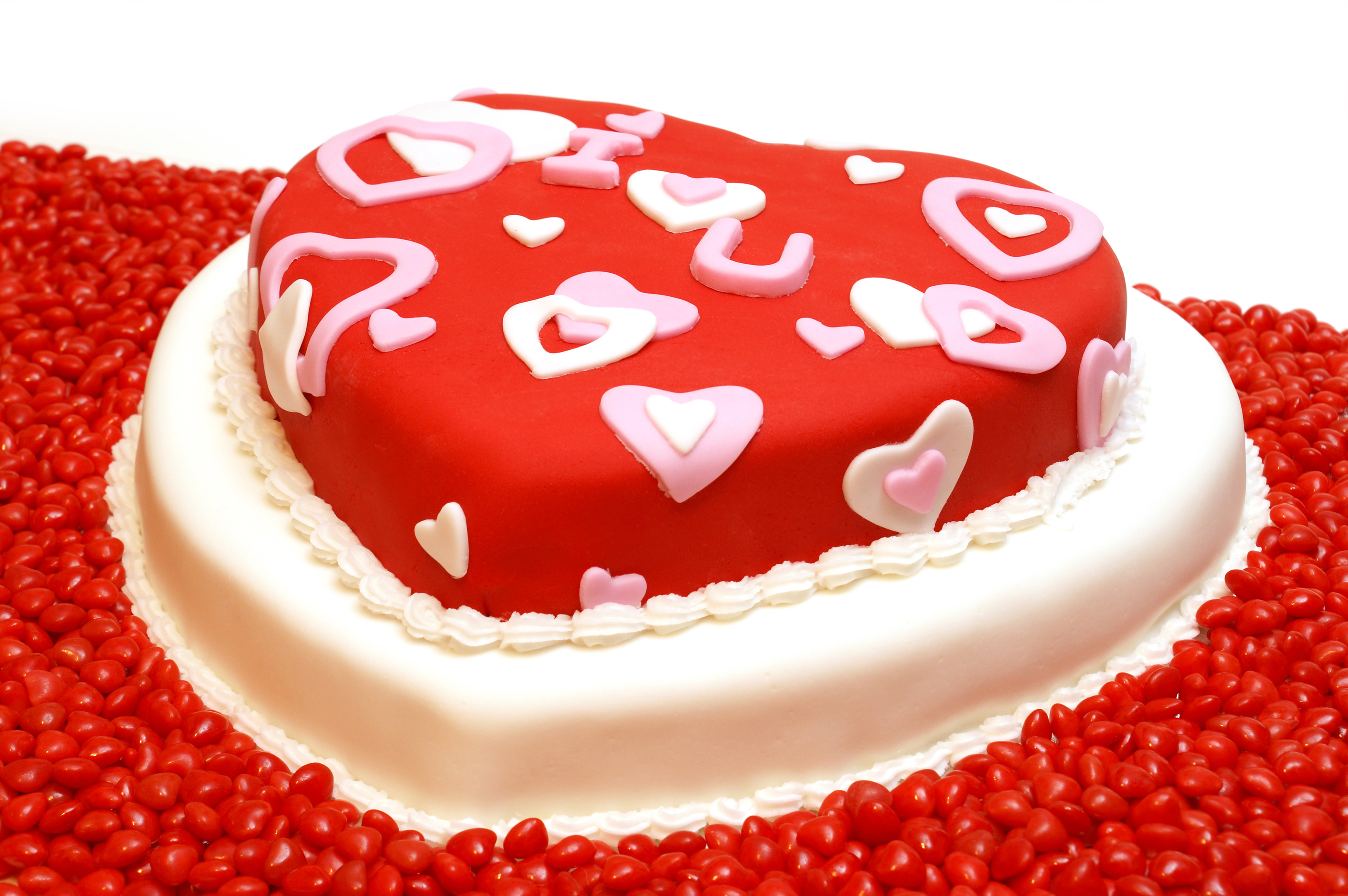 Chocolate Chip Heart Shape Cake - Cake for you