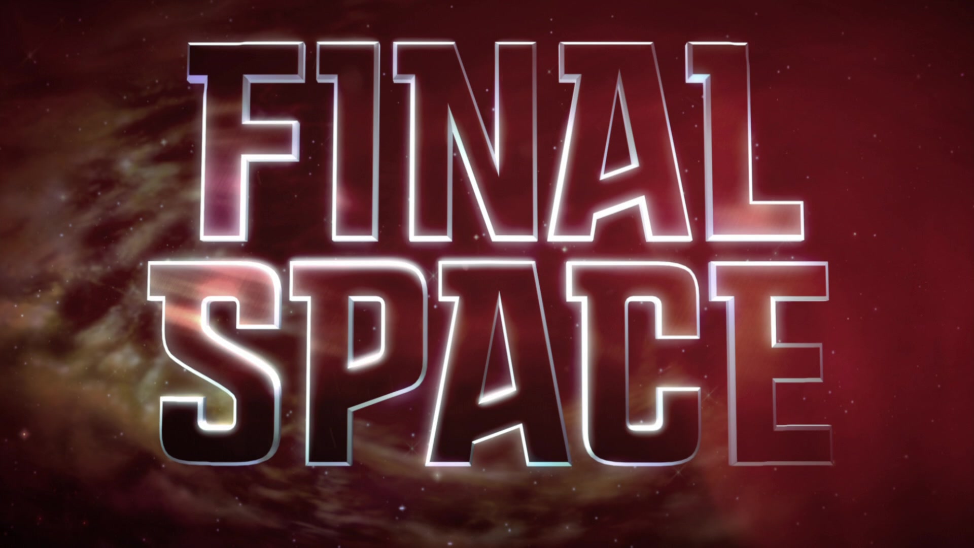 Show final. Final Space logo.