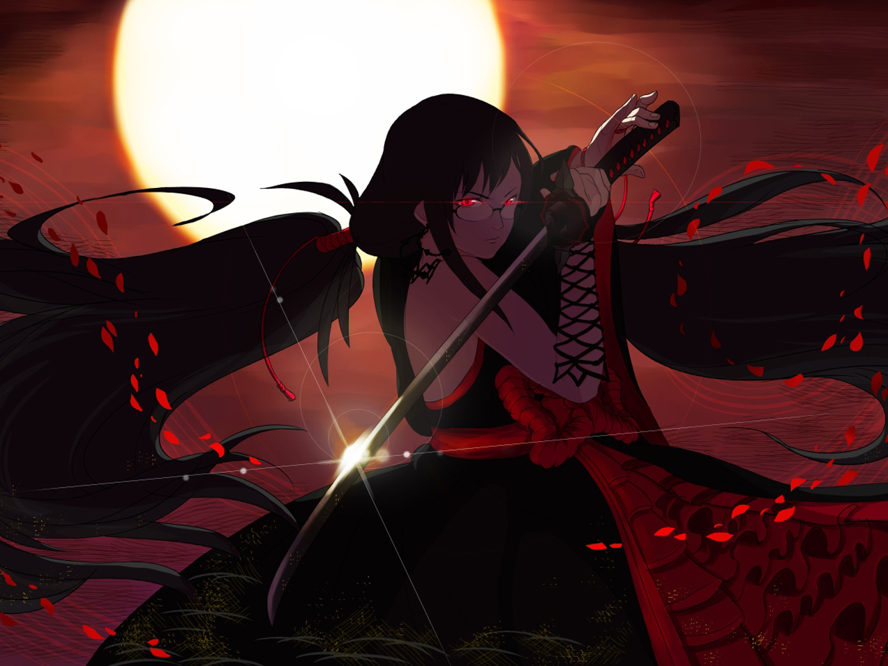 Кровавое аниме про самураев