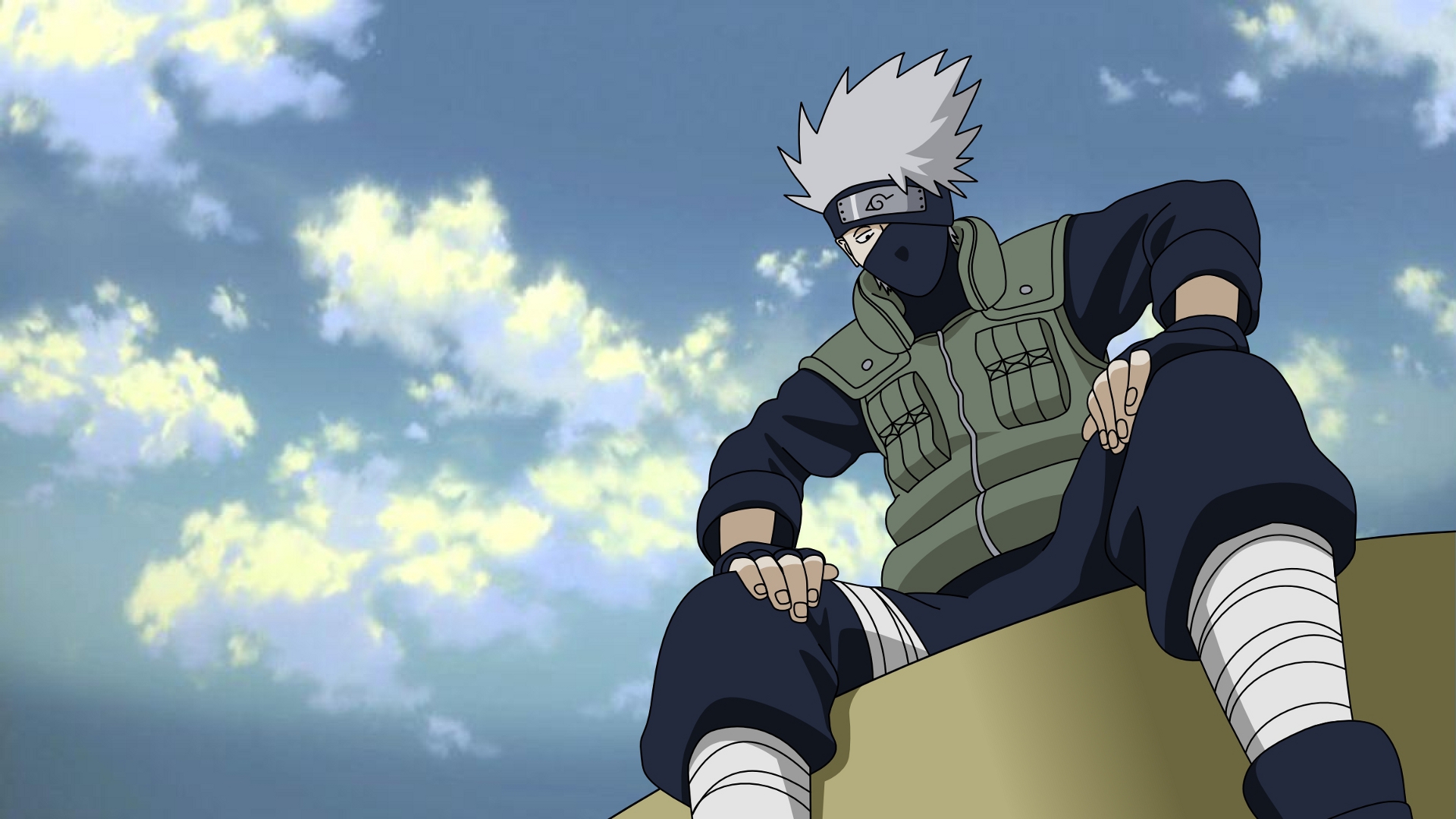 Naruto Kakashi Hatake & Pink Moon Wallpaper - Kakashi Wallpaper