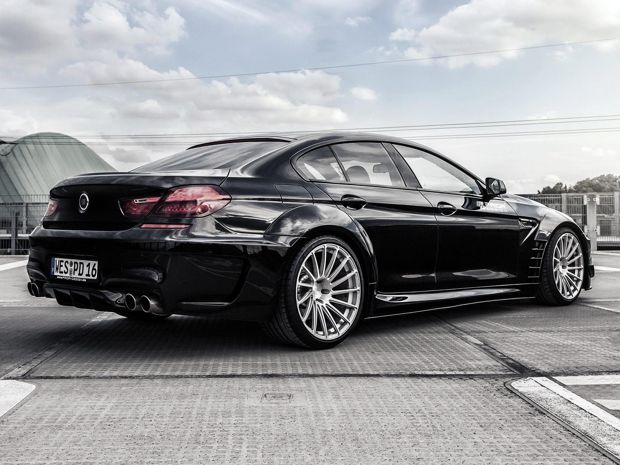 BMW m6 черная