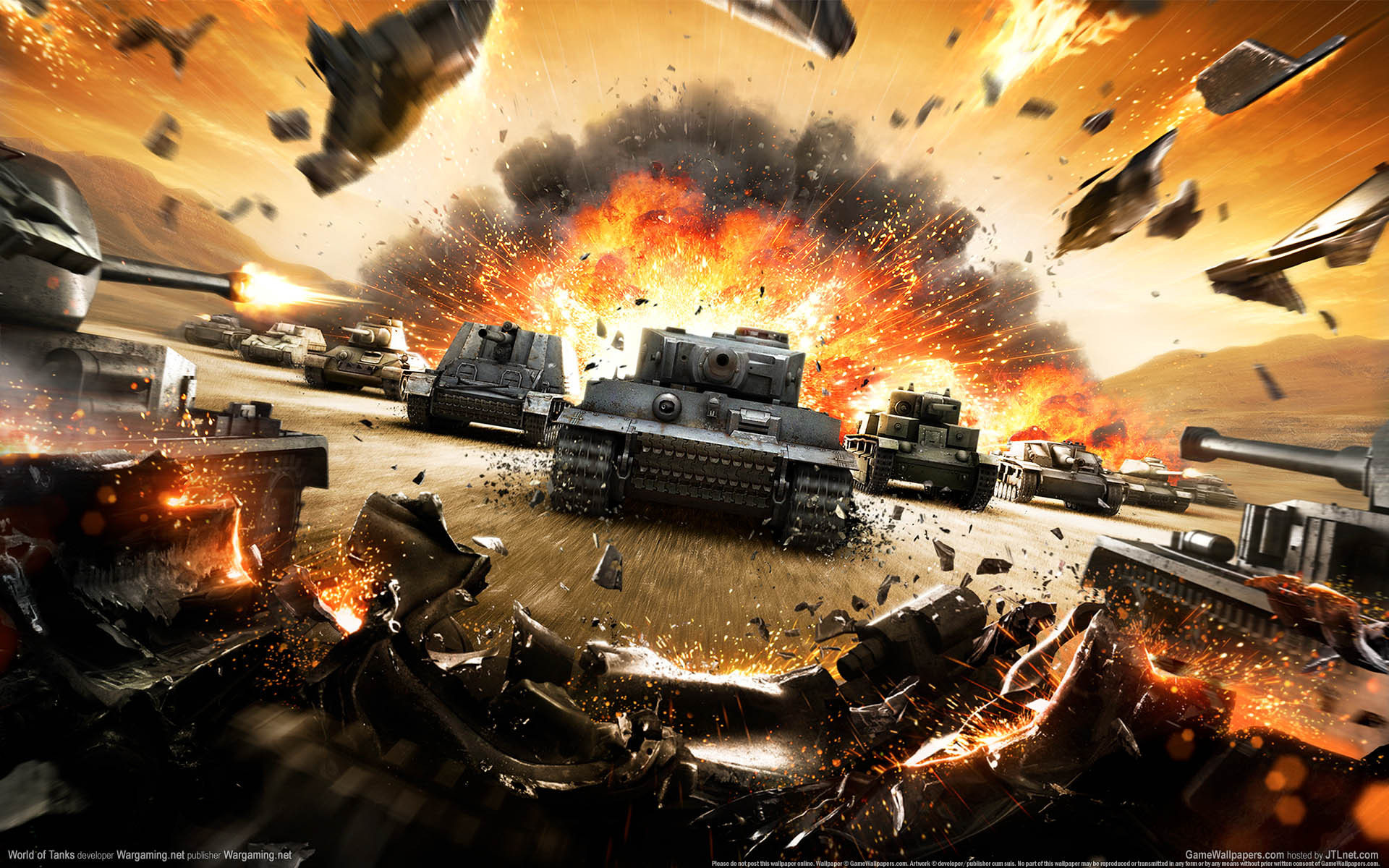 Mobile wallpaper world of tanks, video game