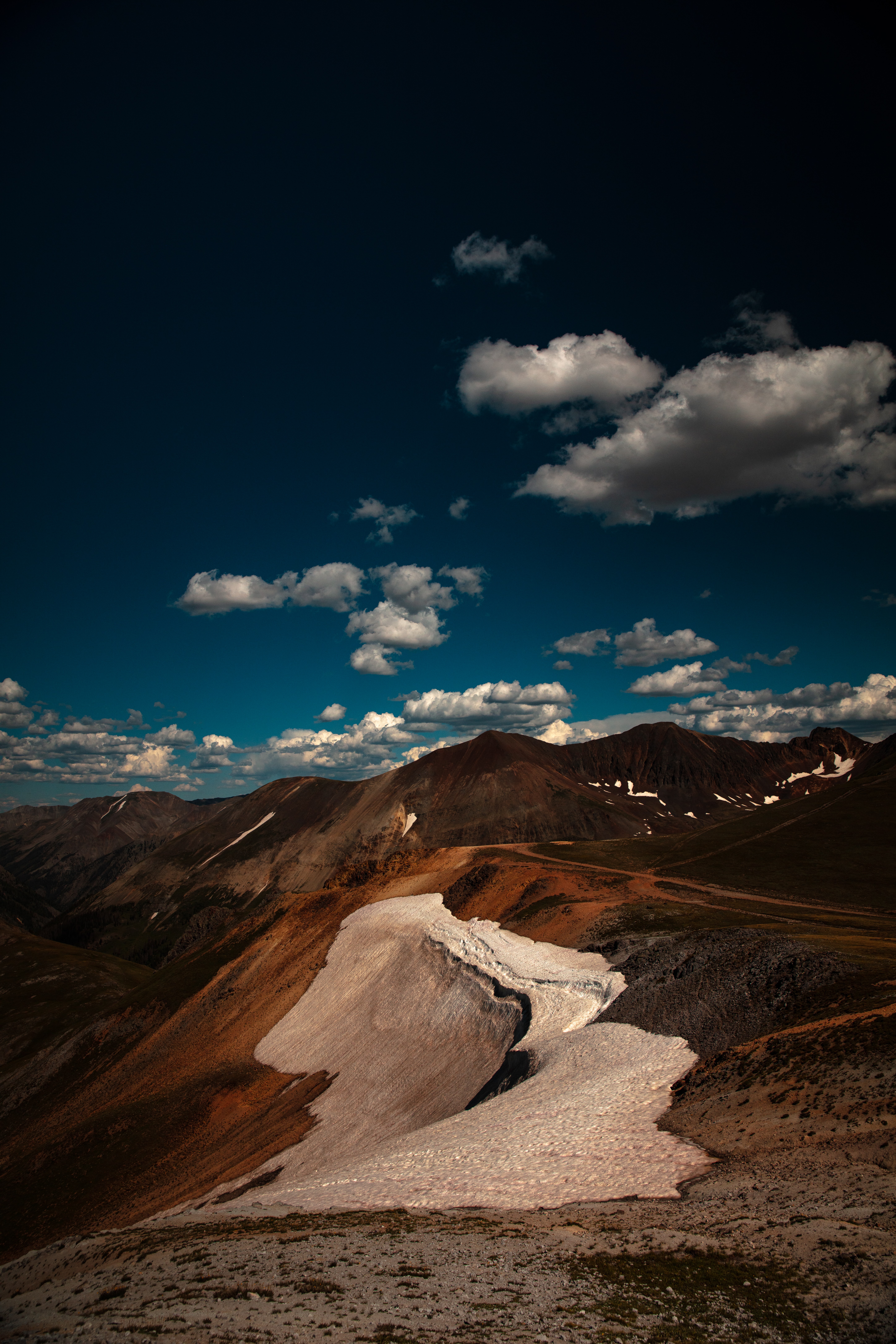 mountains, nature, landscape, clouds, hills Full HD