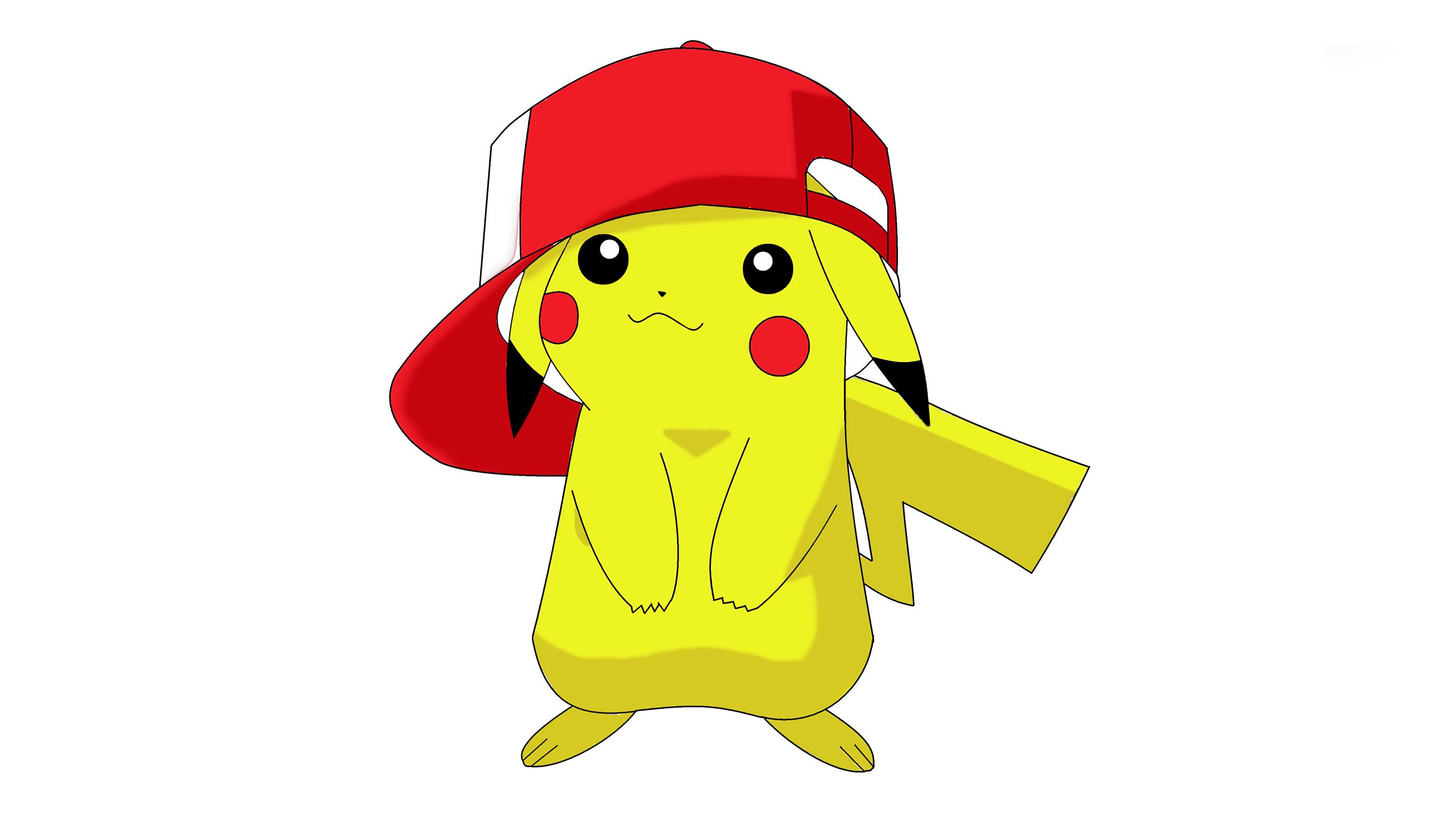 325730 descargar fondo de pantalla pokémon, animado, pikachu, gorra: protectores de pantalla e imágenes gratis