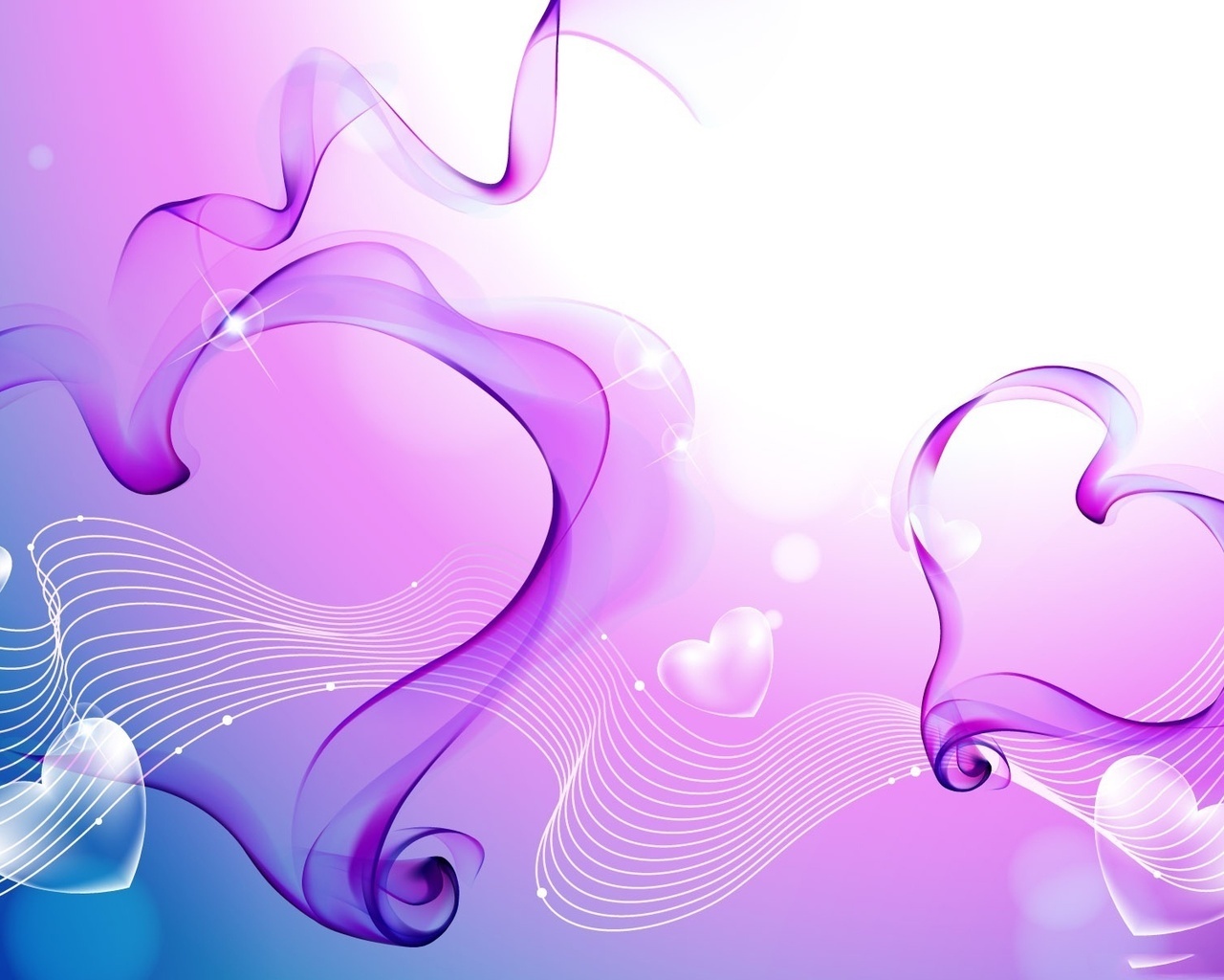background, hearts, violet, patterns 8K